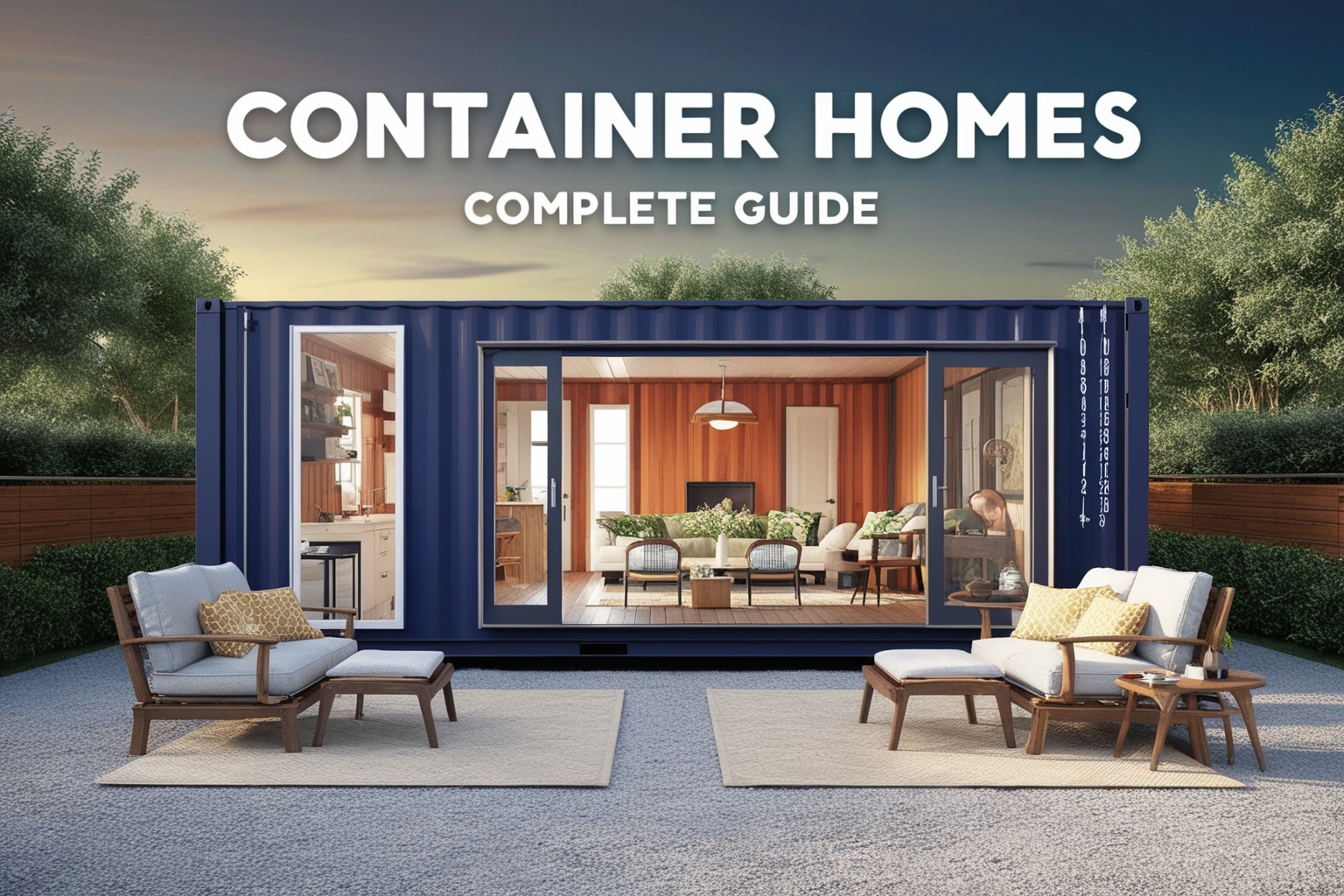 Container Homes Interior Design Ideas: Expert Tips for a Functional and Stylish Workspace | Paintit.ai - 1