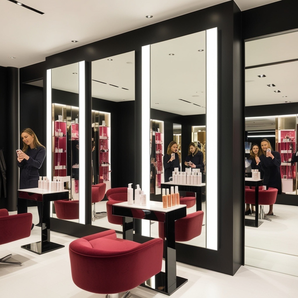 Best Cosmetic Shop Interior Design Ideas - Transform Your Beauty Store | Paintit.ai - 11