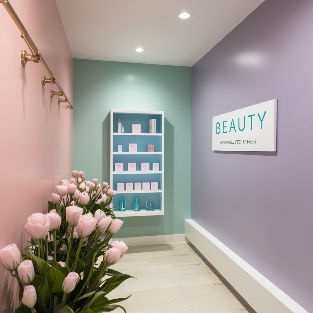 Best Cosmetic Shop Interior Design Ideas - Transform Your Beauty Store | Paintit.ai - 20