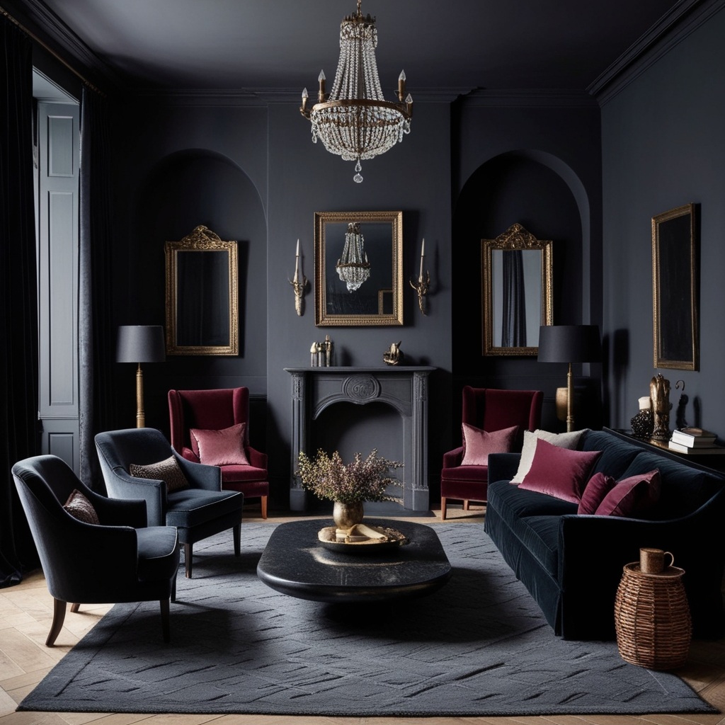 Top Dark Interior Design Ideas To Transform Your Space | Paintit.ai - 2