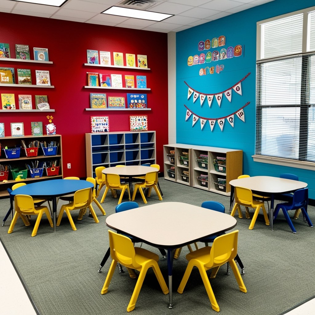 Best Daycare Kindergarten Play School Interior Design Ideas - Get Inspired | Paintit.ai - 3