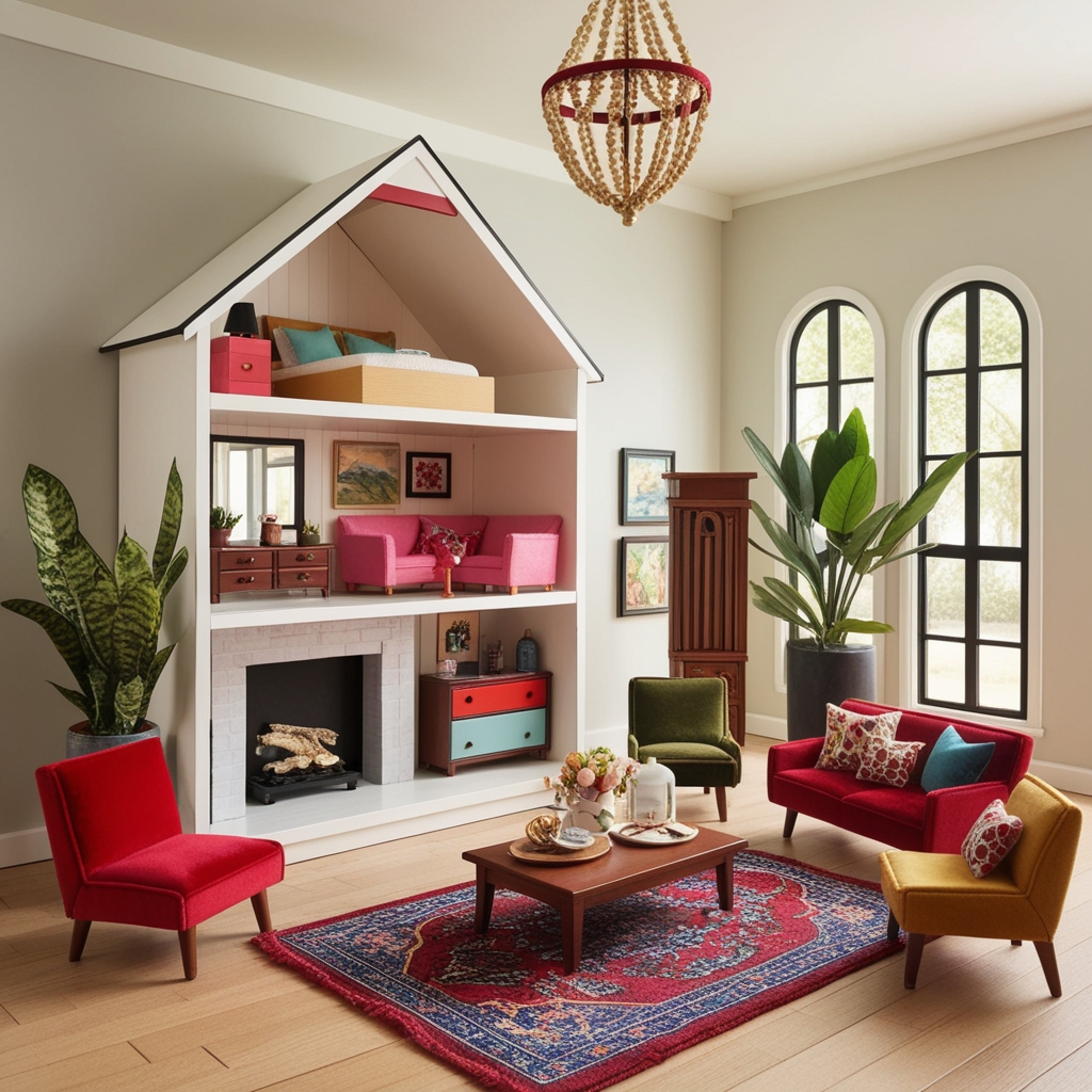 
Dollhouse Interior Design Ideas: Expert Tips for a Functional and Stylish Workspace | Paintit.ai
 - 10
