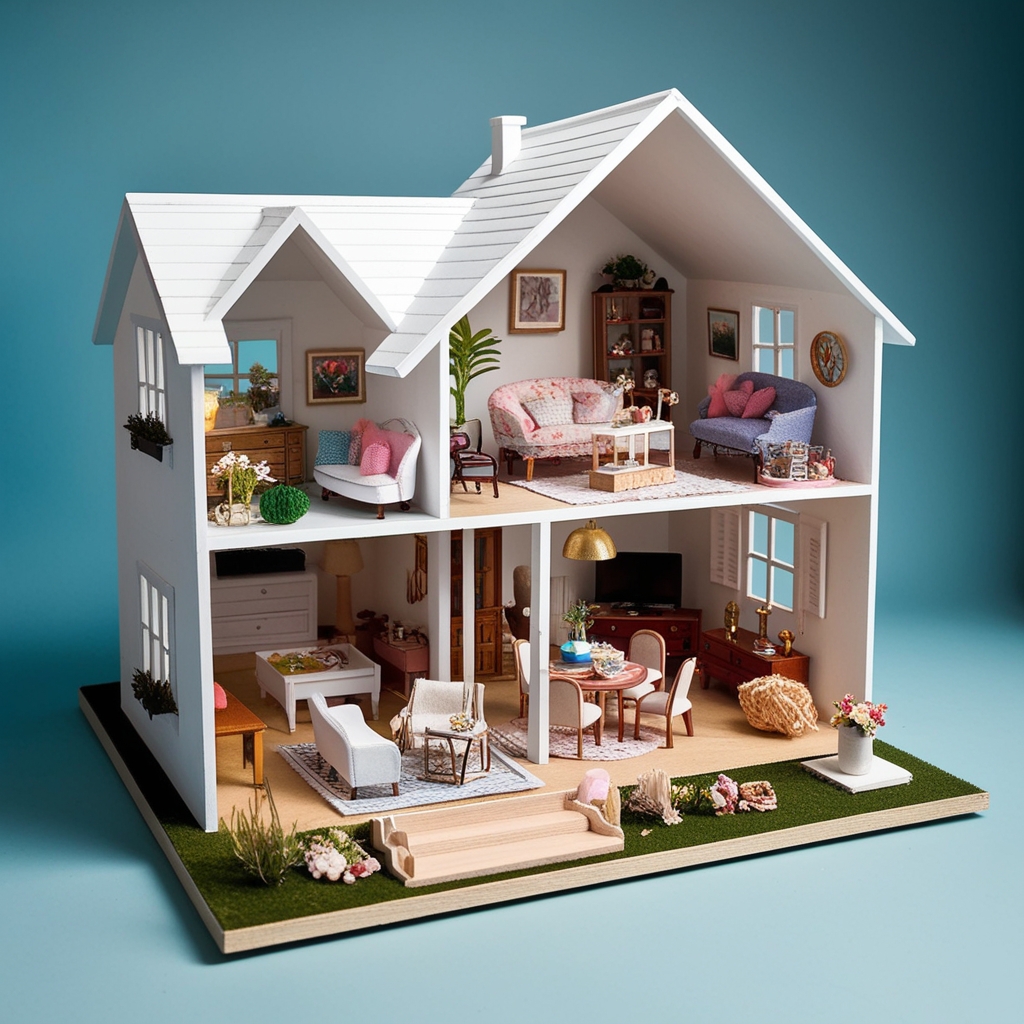 
Dollhouse Interior Design Ideas: Expert Tips for a Functional and Stylish Workspace | Paintit.ai
 - 9