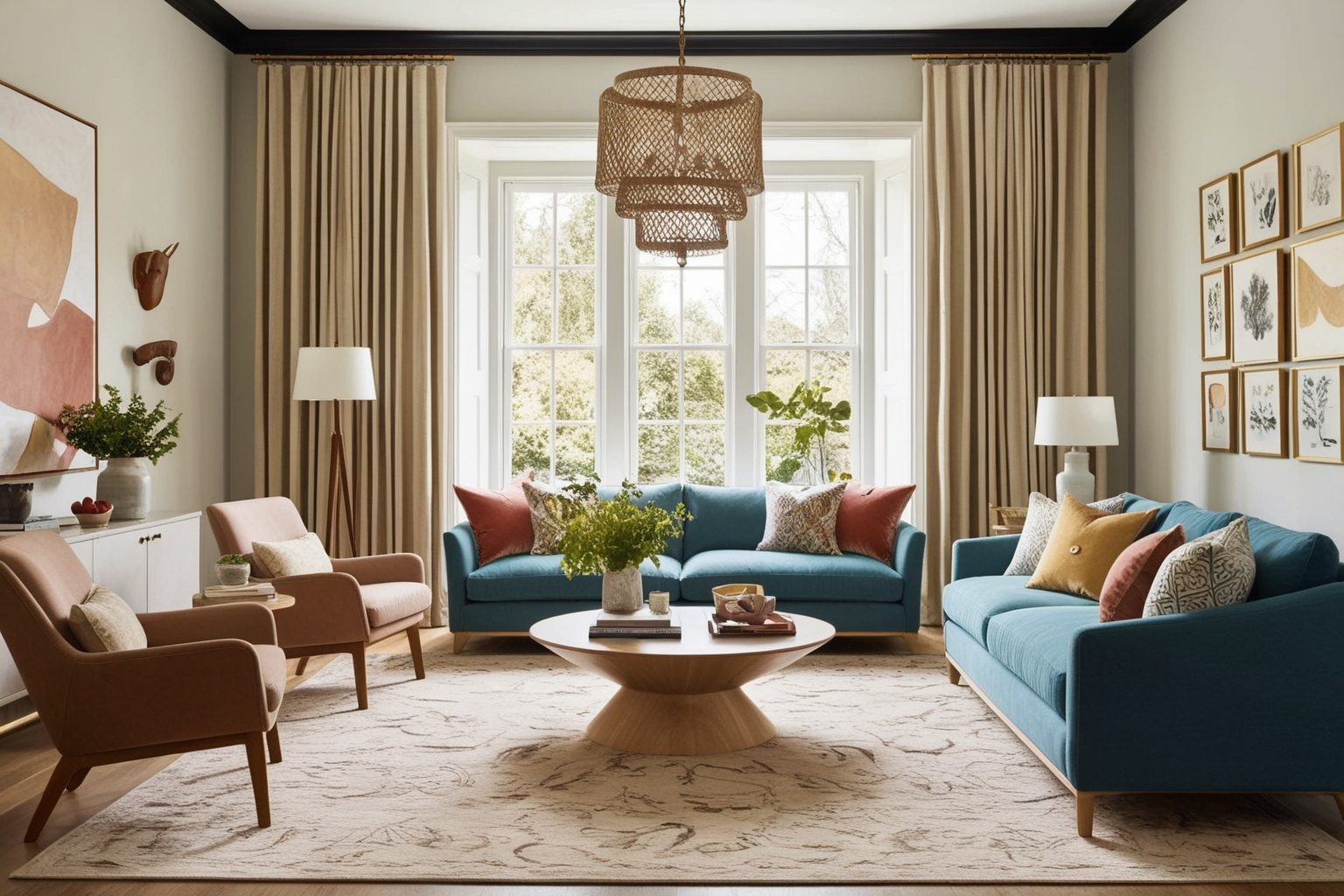 Best Drawing Room Interior Design Ideas - Transform Your Space Today | Paintit.ai - 1