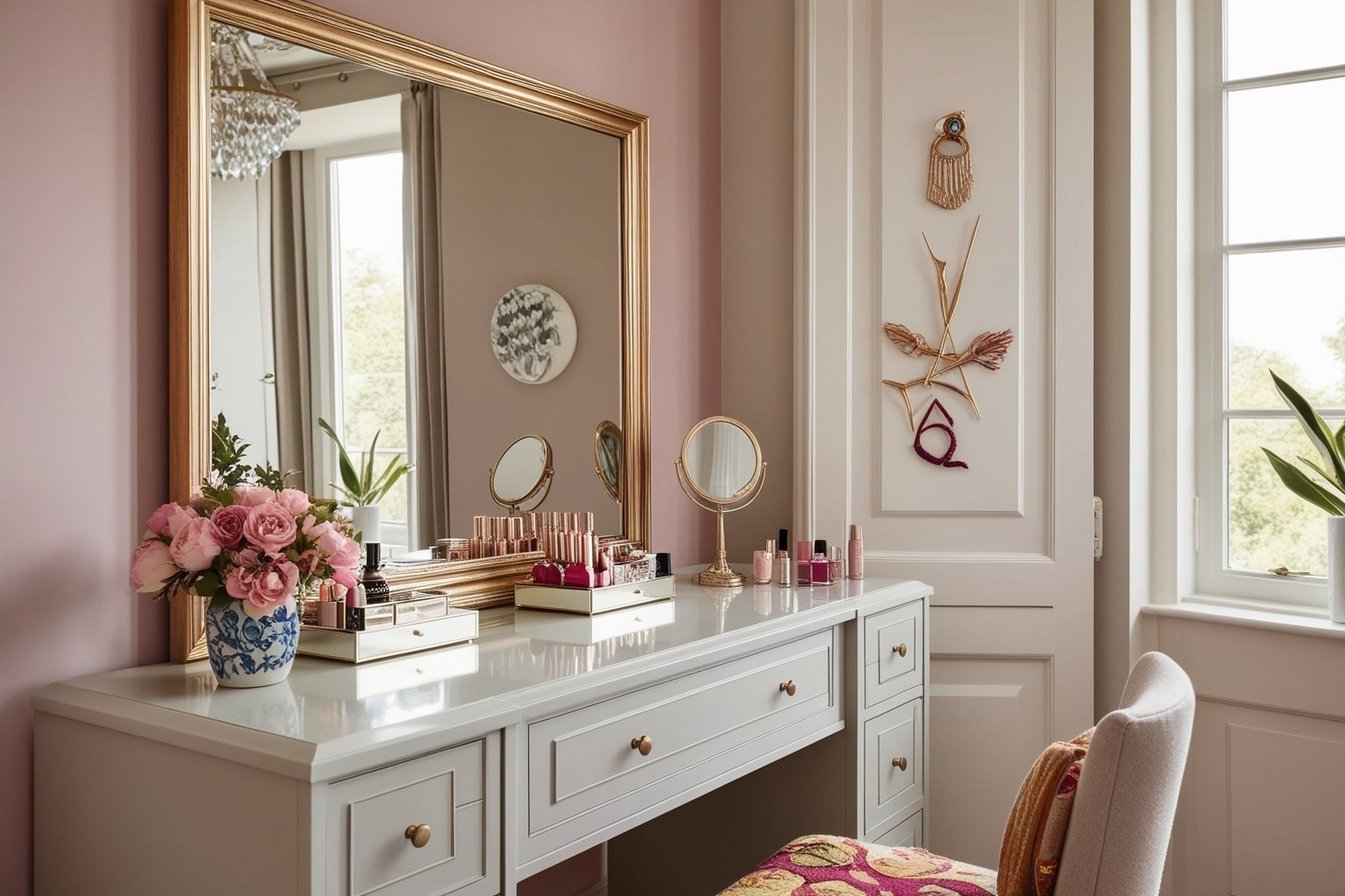 Best Dressing Table Interior Design Ideas - Explore Modern Vanity Inspiration | Paintit.ai - 1