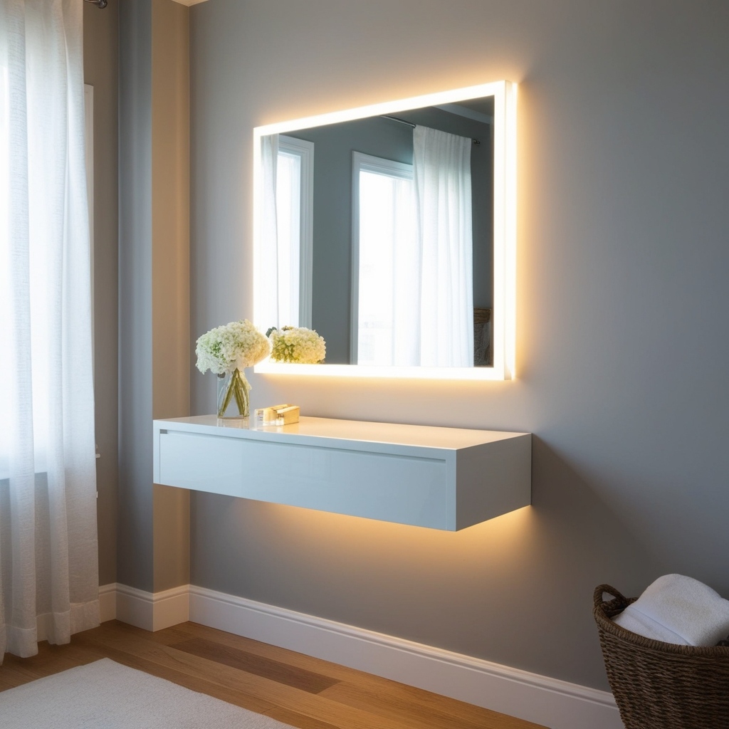 Best Dressing Table Interior Design Ideas - Explore Modern Vanity Inspiration | Paintit.ai - 3