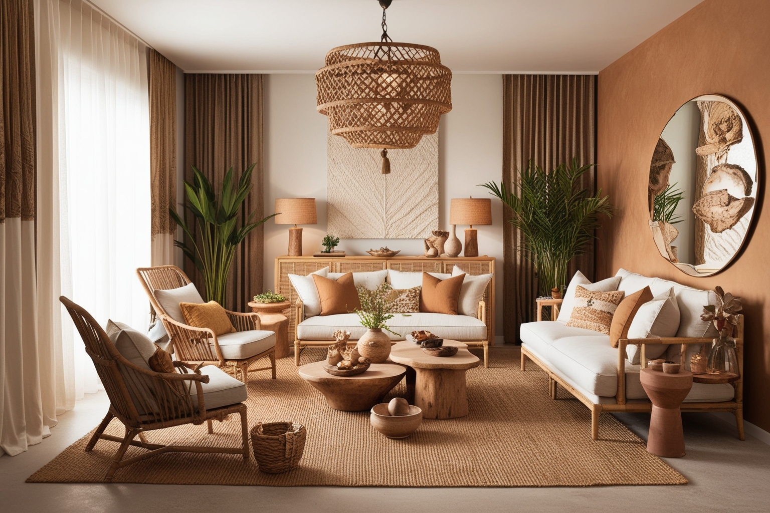 
Earthy Interior Design Ideas: Expert Tips for a Functional and Stylish Workspace | Paintit.ai
 - 1