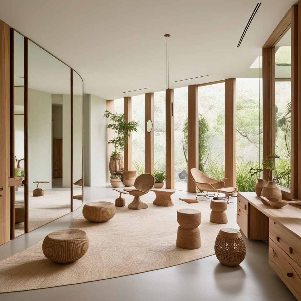
Earthy Interior Design Ideas: Expert Tips for a Functional and Stylish Workspace | Paintit.ai
 - 4