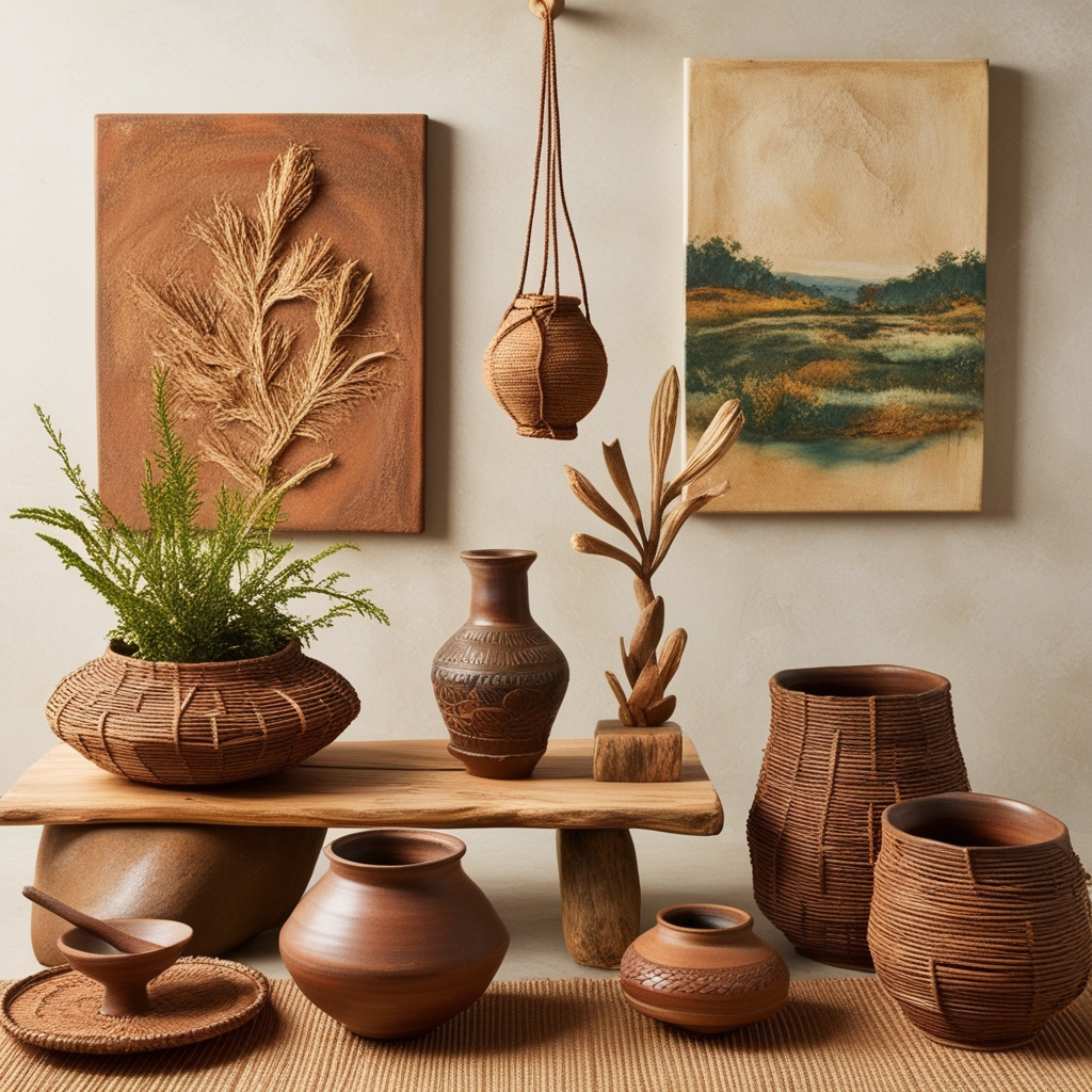 
Earthy Interior Design Ideas: Expert Tips for a Functional and Stylish Workspace | Paintit.ai
 - 8