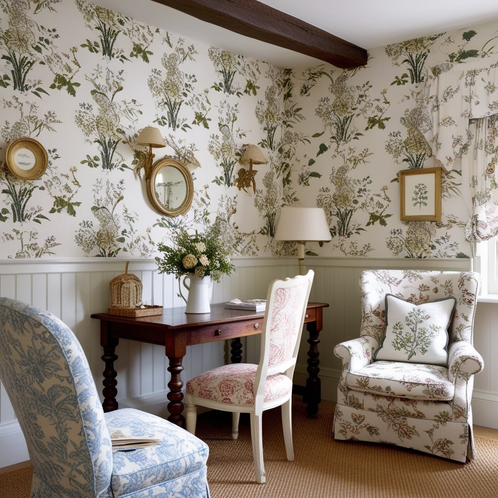 
English Cottage Interior Design Ideas: Expert Tips for a Functional and Stylish Workspace | Paintit.ai
 - 6