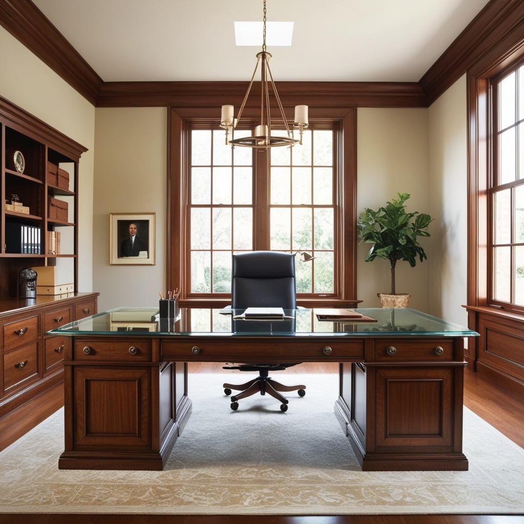 Best Executive Office Interior Design Ideas - Elevate Your Workspace | Paintit.ai - 3