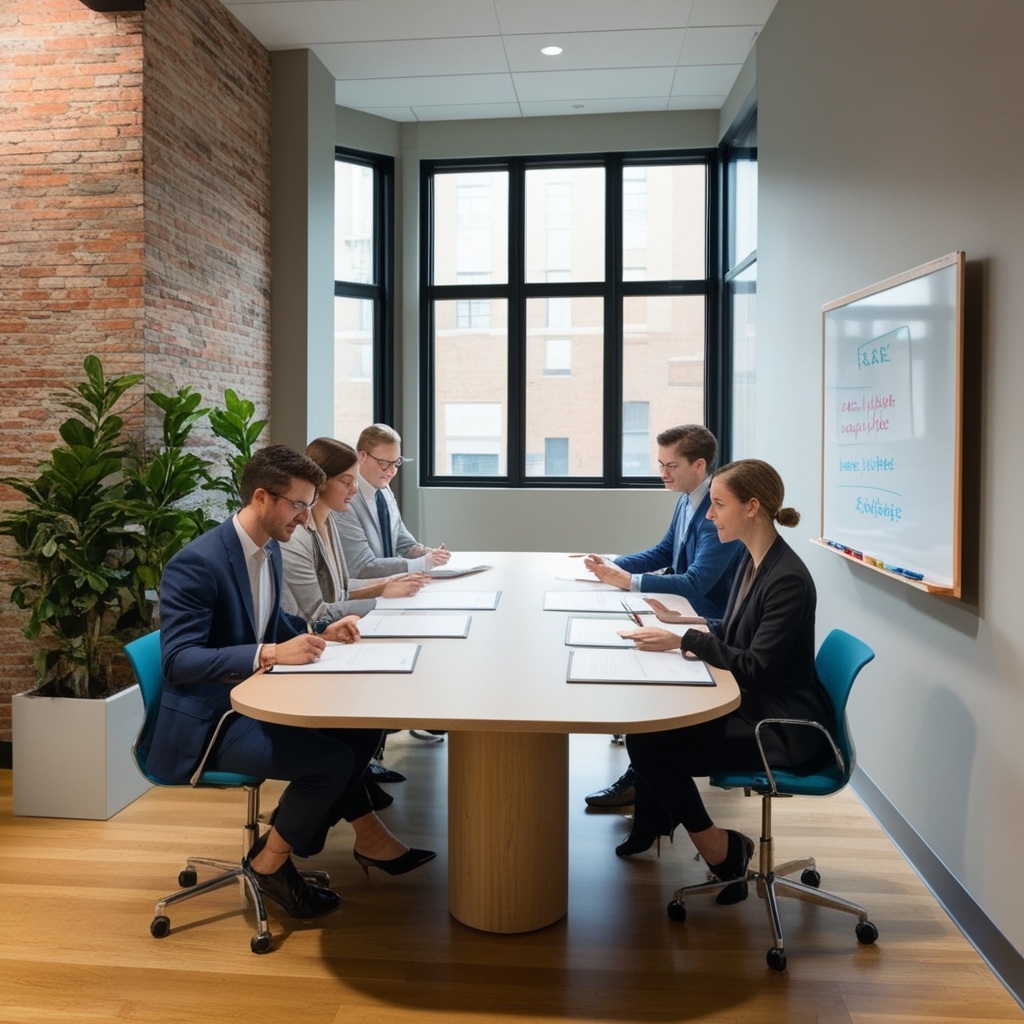 Best Executive Office Interior Design Ideas - Elevate Your Workspace | Paintit.ai - 24