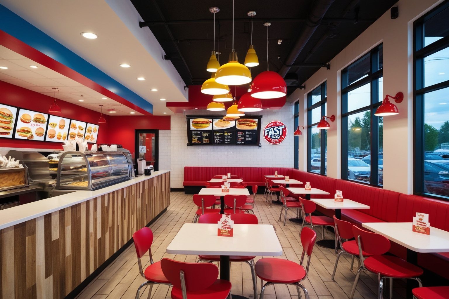 Best Fast Food Interior Design Ideas - Transform Your Space | Paintit.ai - 1