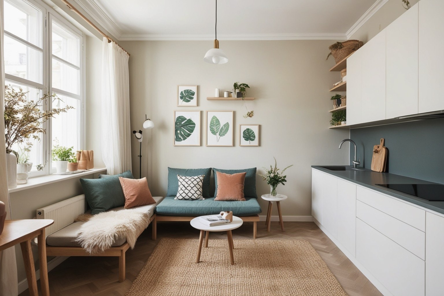 Top Flat Interior Design Ideas - Get Inspired Today | Paintit.ai - 1