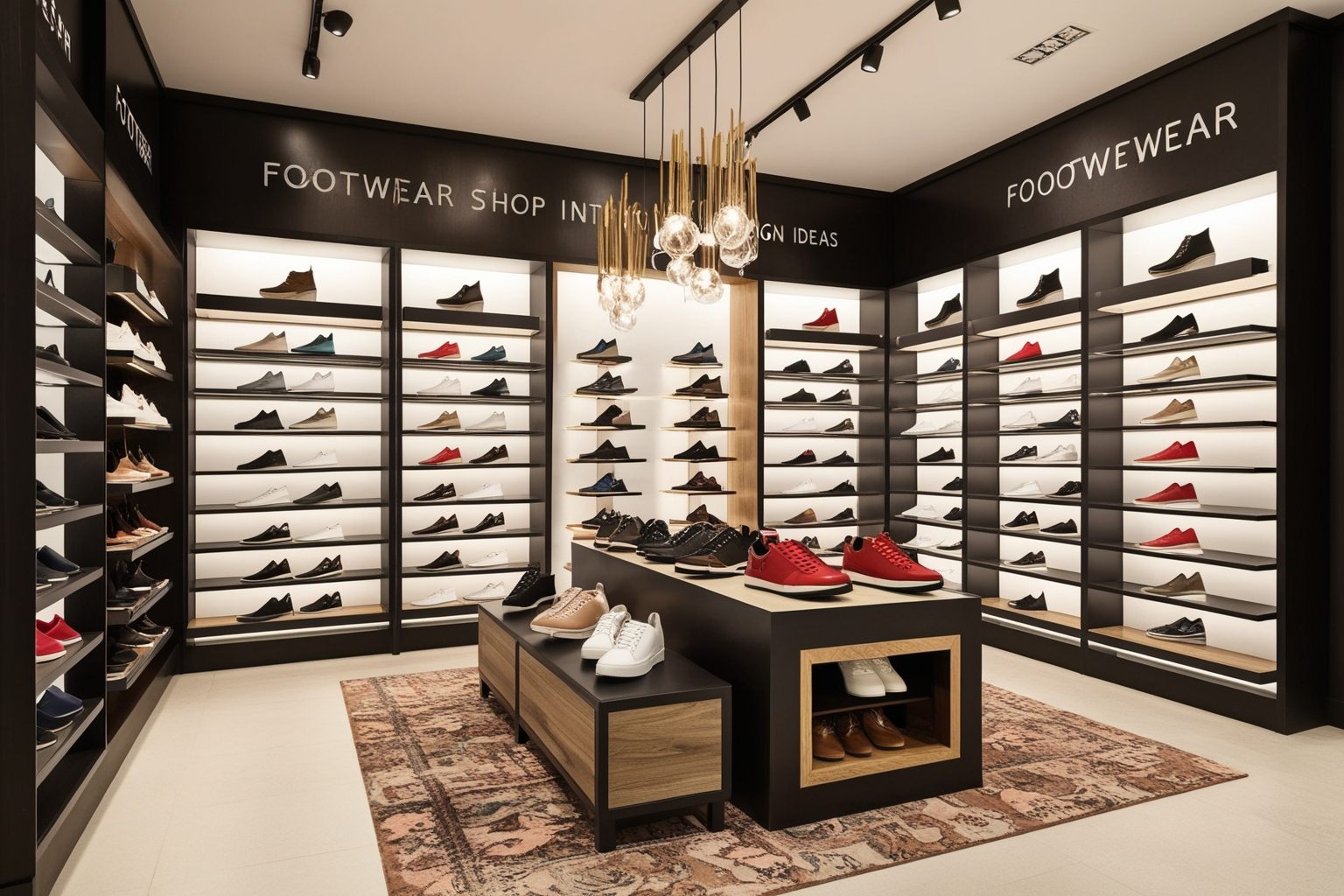 Best Footwear Shop Interior Design Ideas - Discover Trending Shoe Store Inspirations | Paintit.ai - 1