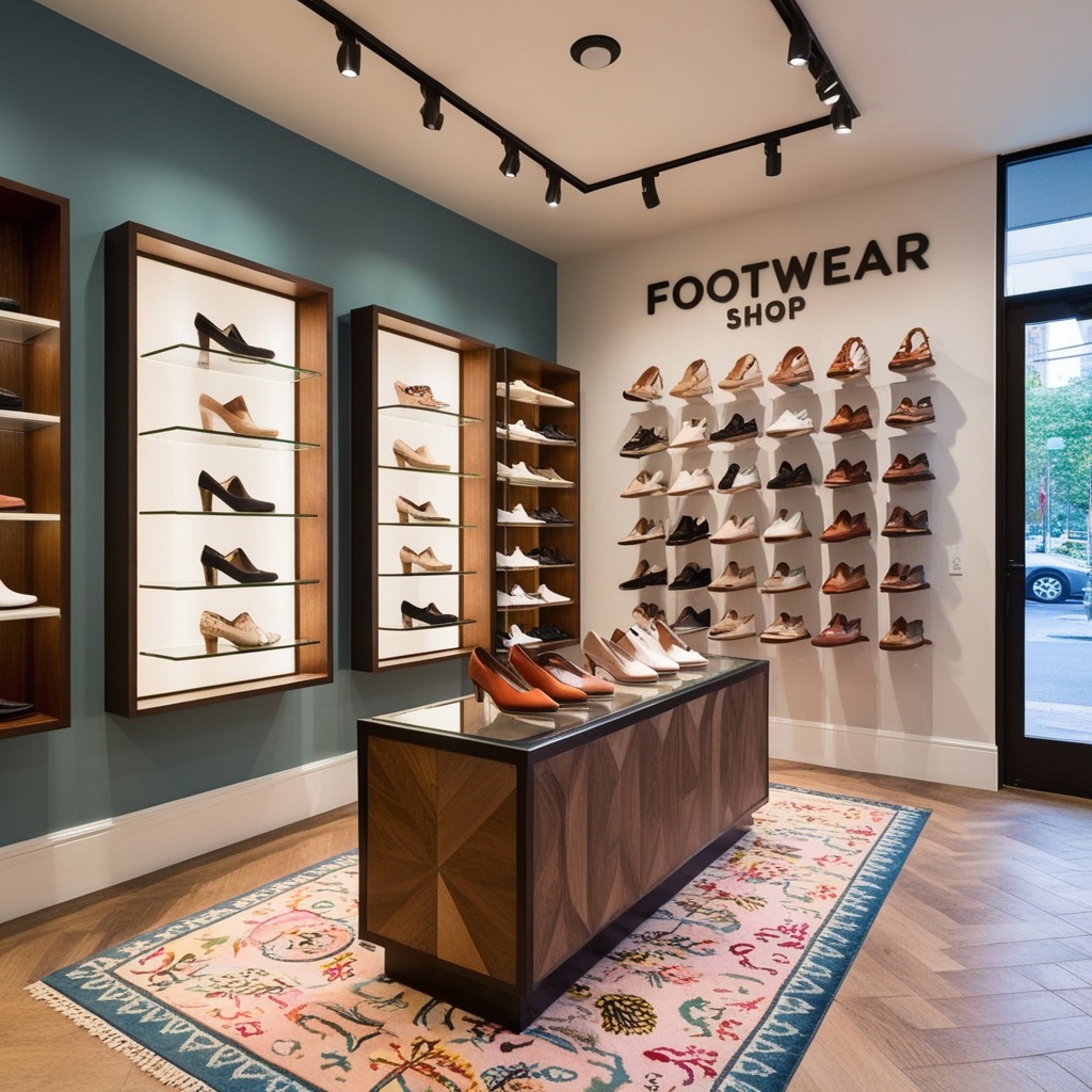 Best Footwear Shop Interior Design Ideas - Discover Trending Shoe Store Inspirations | Paintit.ai - 2