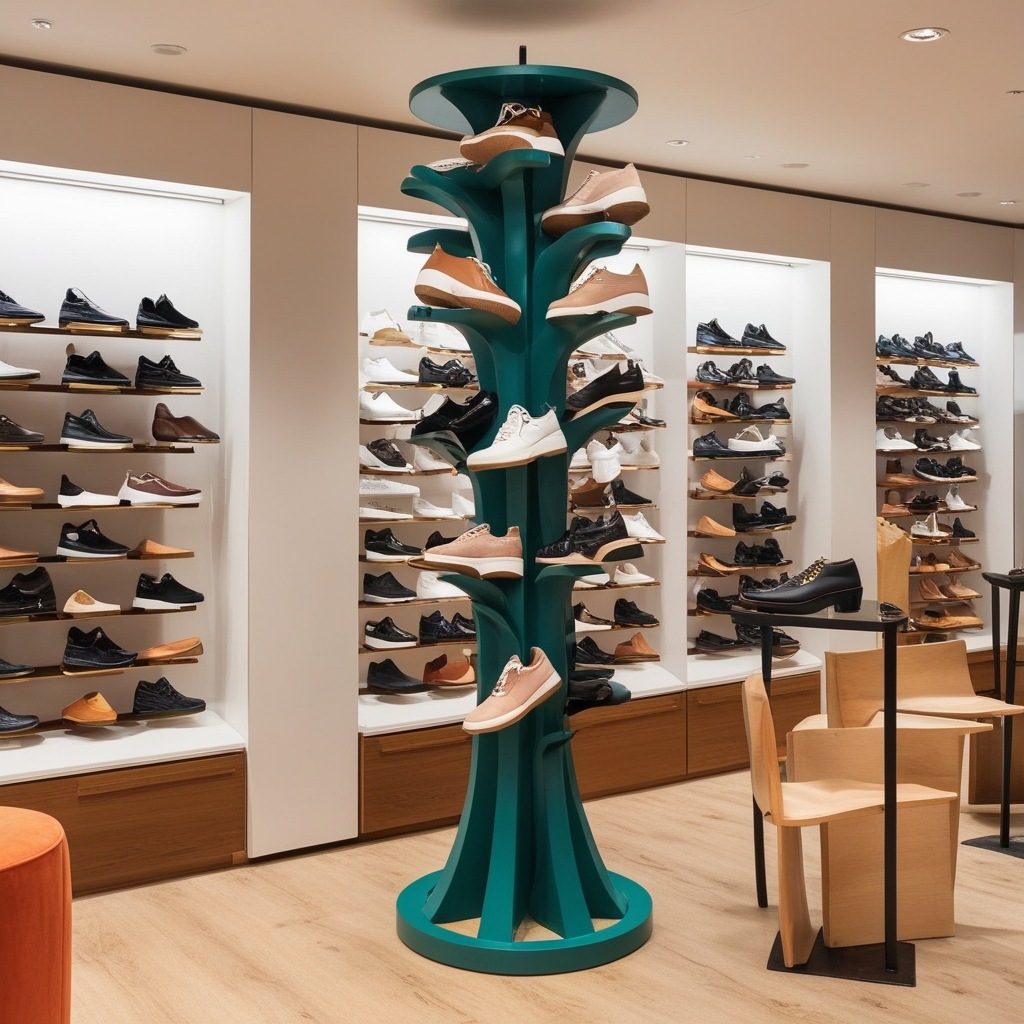 Best Footwear Shop Interior Design Ideas - Discover Trending Shoe Store Inspirations | Paintit.ai - 17