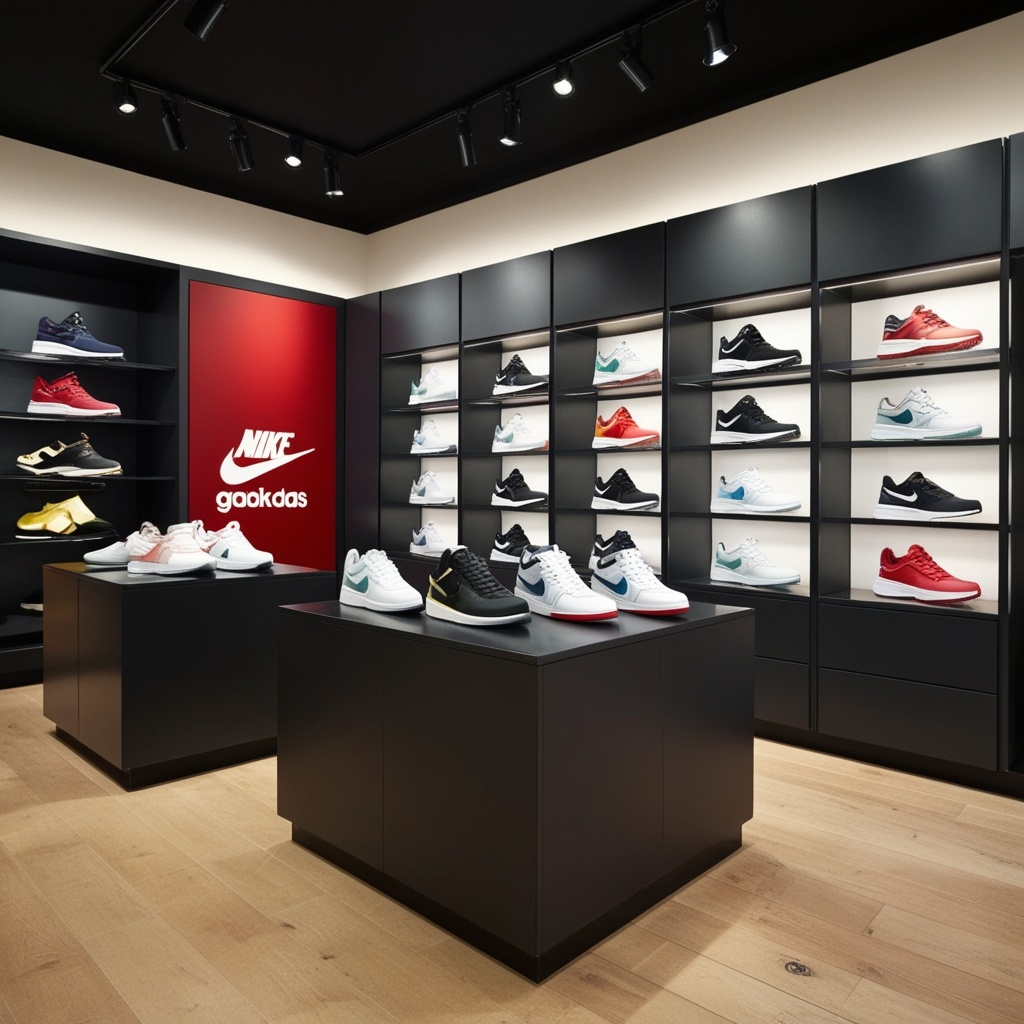 Best Footwear Shop Interior Design Ideas - Discover Trending Shoe Store Inspirations | Paintit.ai - 4