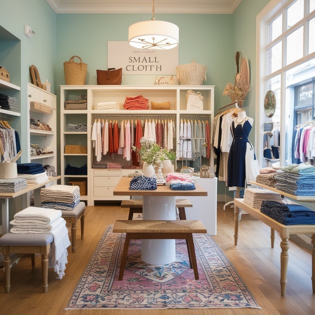 Best Furniture Small Cloth Shop Interior Design Ideas - Upgrade Your Space | Paintit.ai - 2