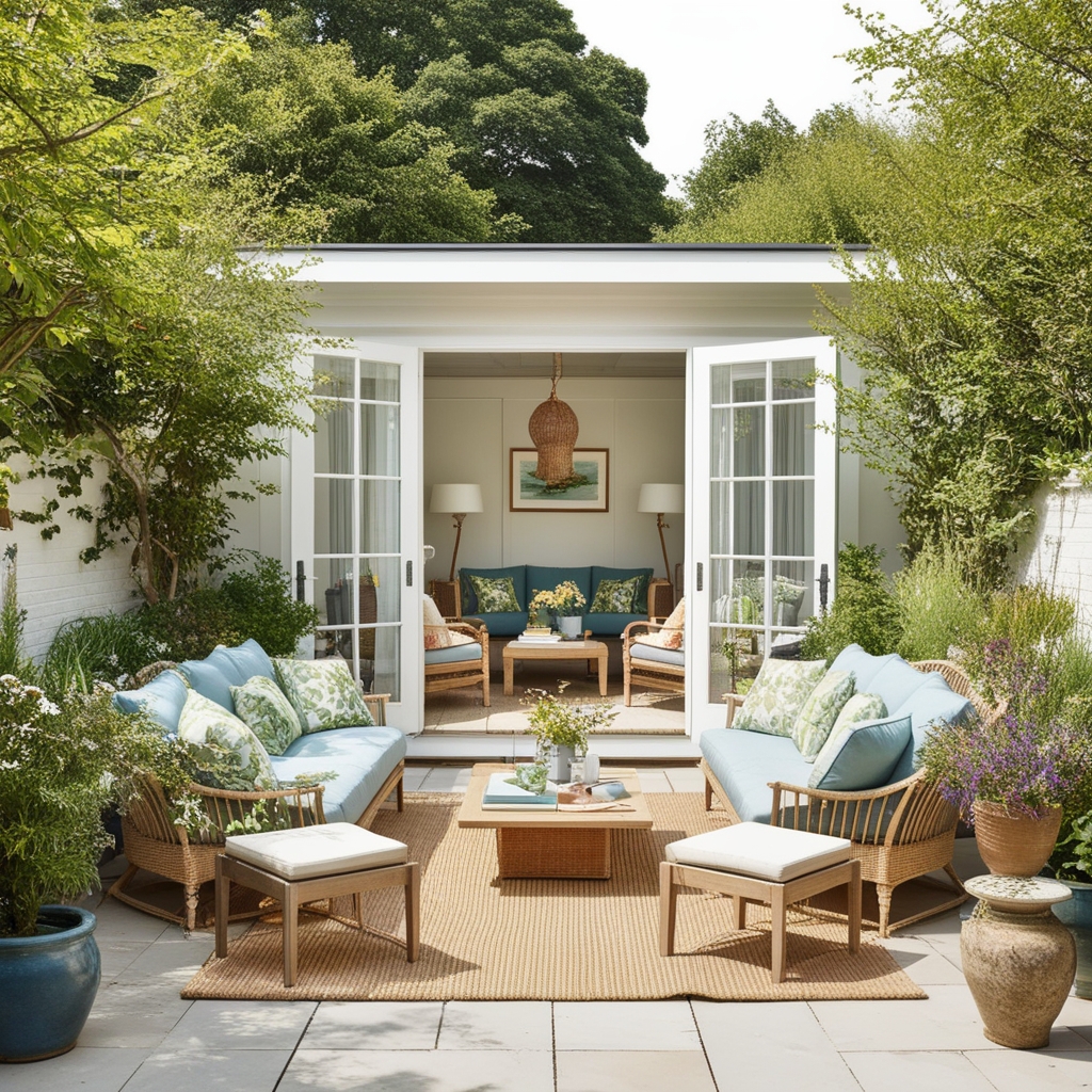 
Garden Room Interior Design Ideas: Expert Tips for a Functional and Stylish Workspace | Paintit.ai
 - 4