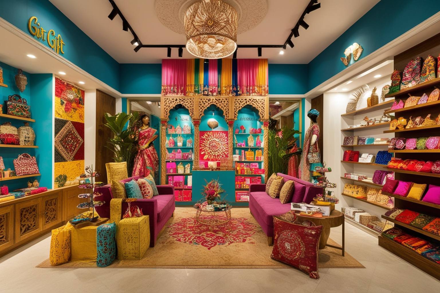 Top Gift Shop Interior Design Ideas In India - Get Inspired Today | Paintit.ai - 1