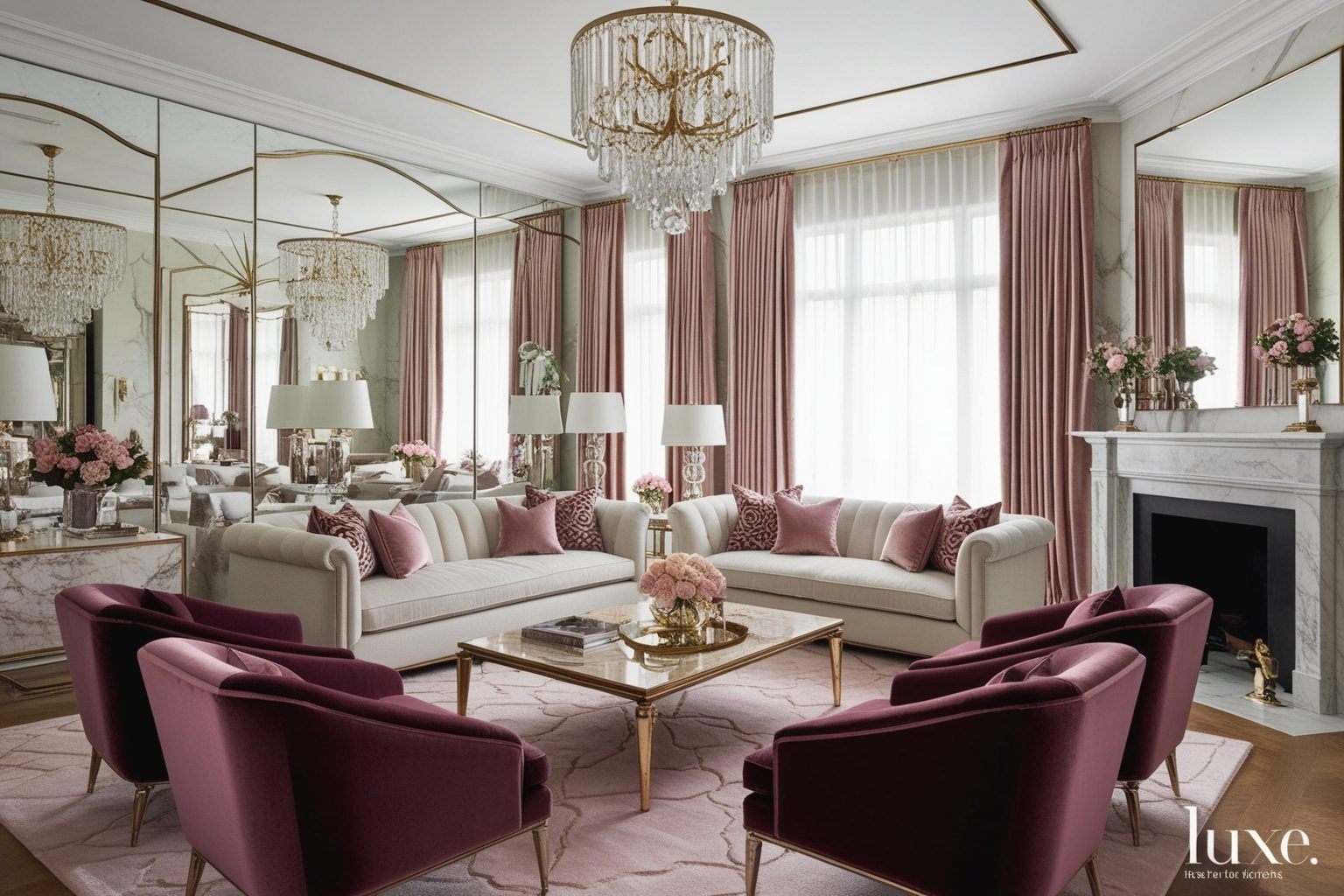 Top Glam House Interior Design Ideas - Transform Your Space | Paintit.ai - 1