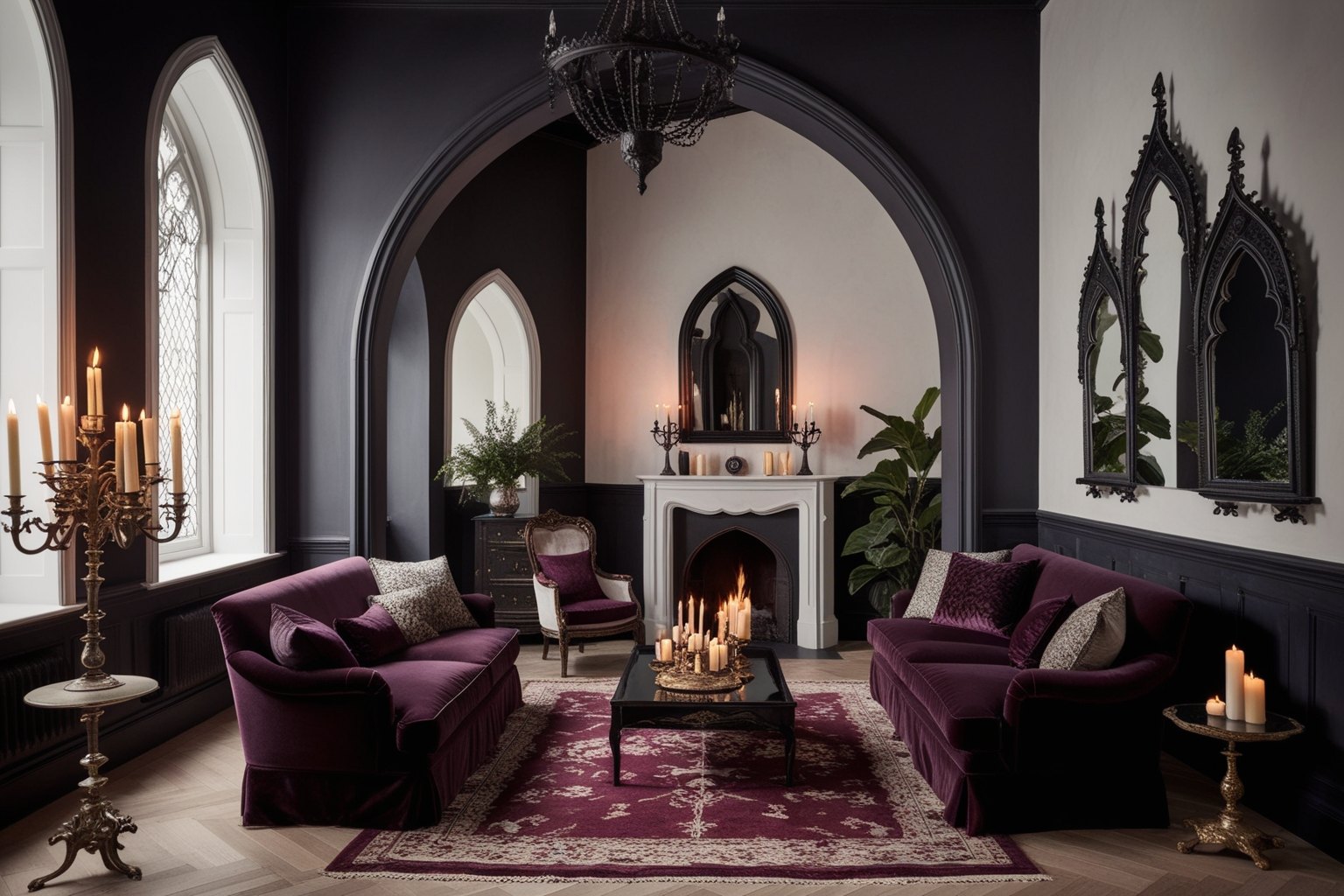 Top Gothic Interior Design Ideas - Transform Your Space | Paintit.ai - 1