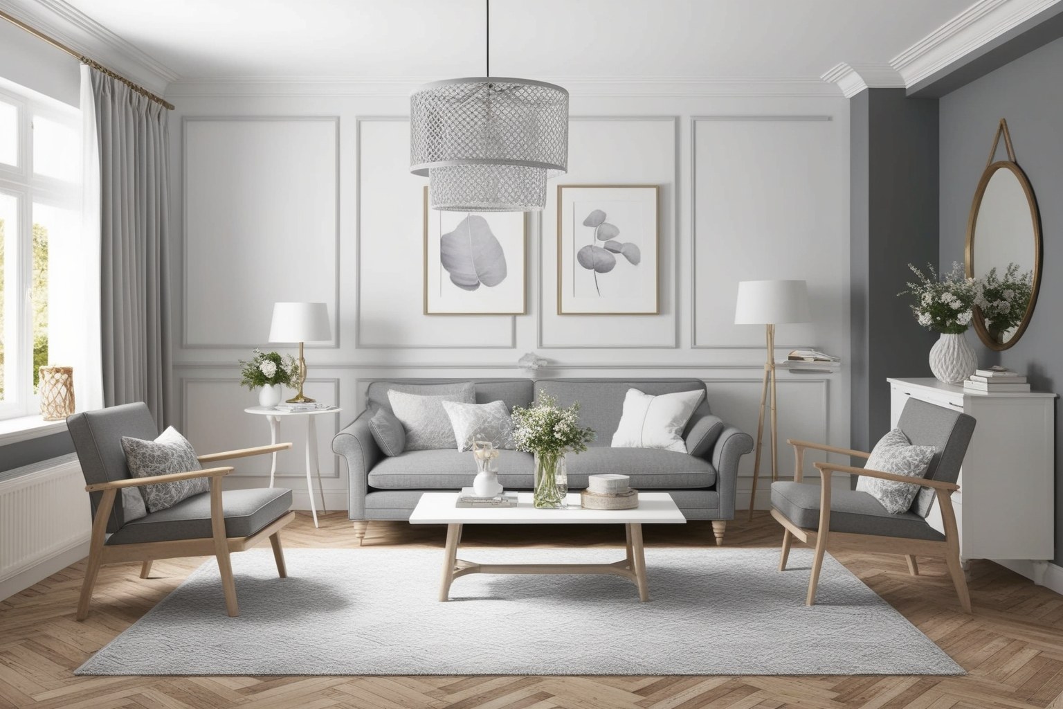 Best Gray and White Interior Design Ideas - Transform Your Space Now | Paintit.ai - 1