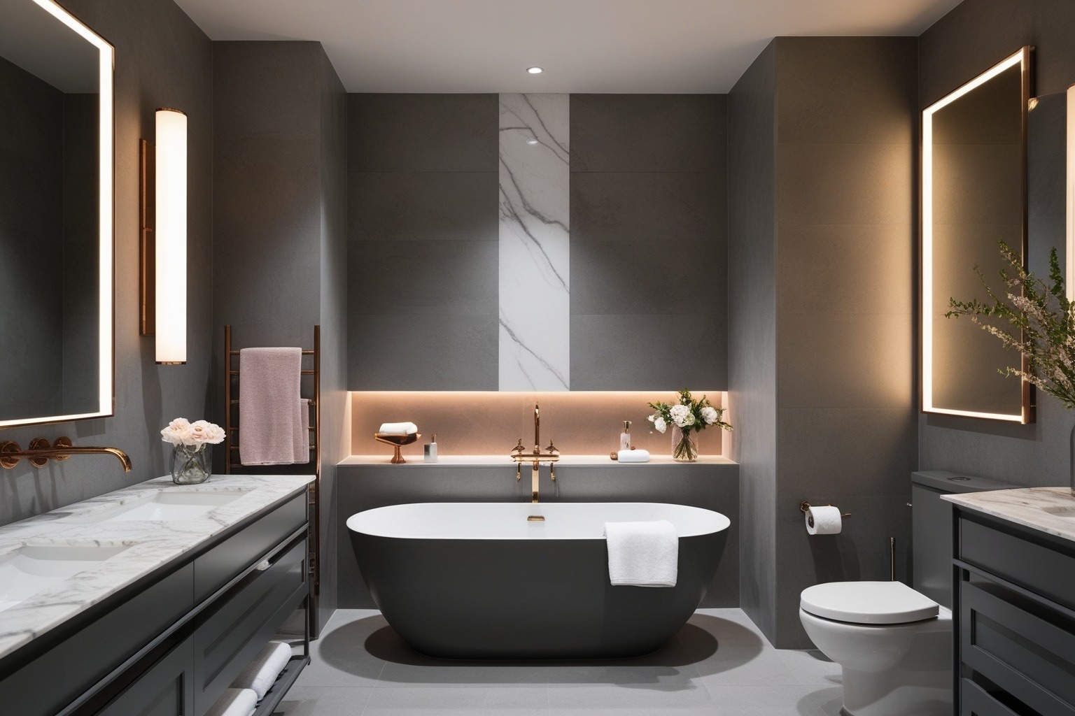 Top Gray Bathroom Ideas Interior Design – Explore Best Looks | Paintit.ai - 1
