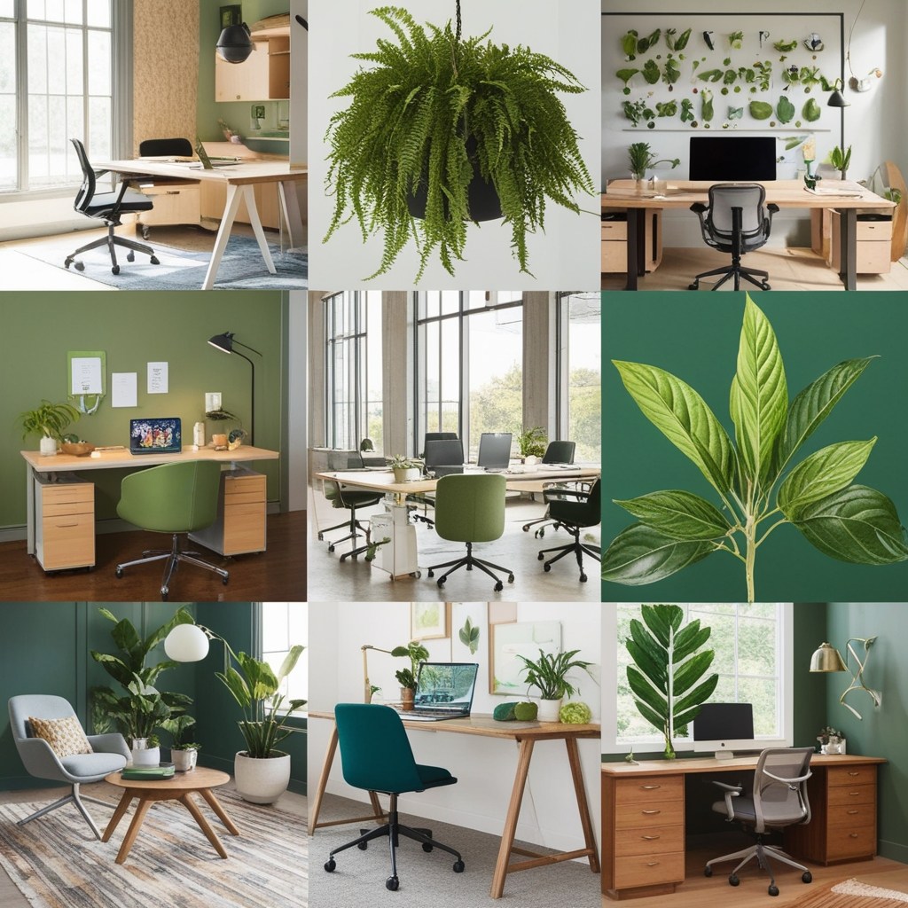 Best Green Office Interior Design Ideas - Transform Your Workspace | Paintit.ai - 2