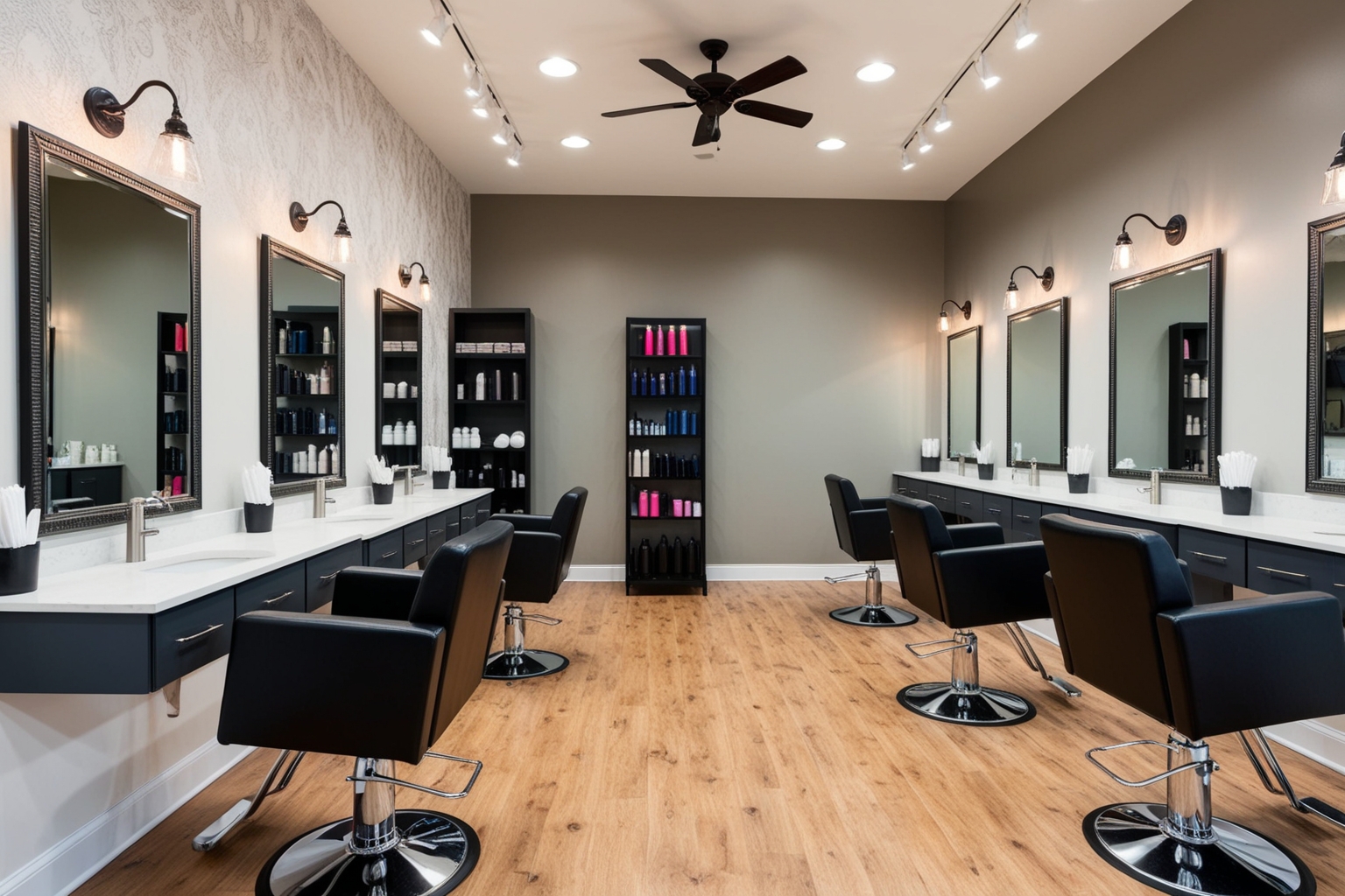 
Hair Salon Interior Design Ideas: Expert Tips for a Functional and Stylish Workspace | Paintit.ai
 - 1