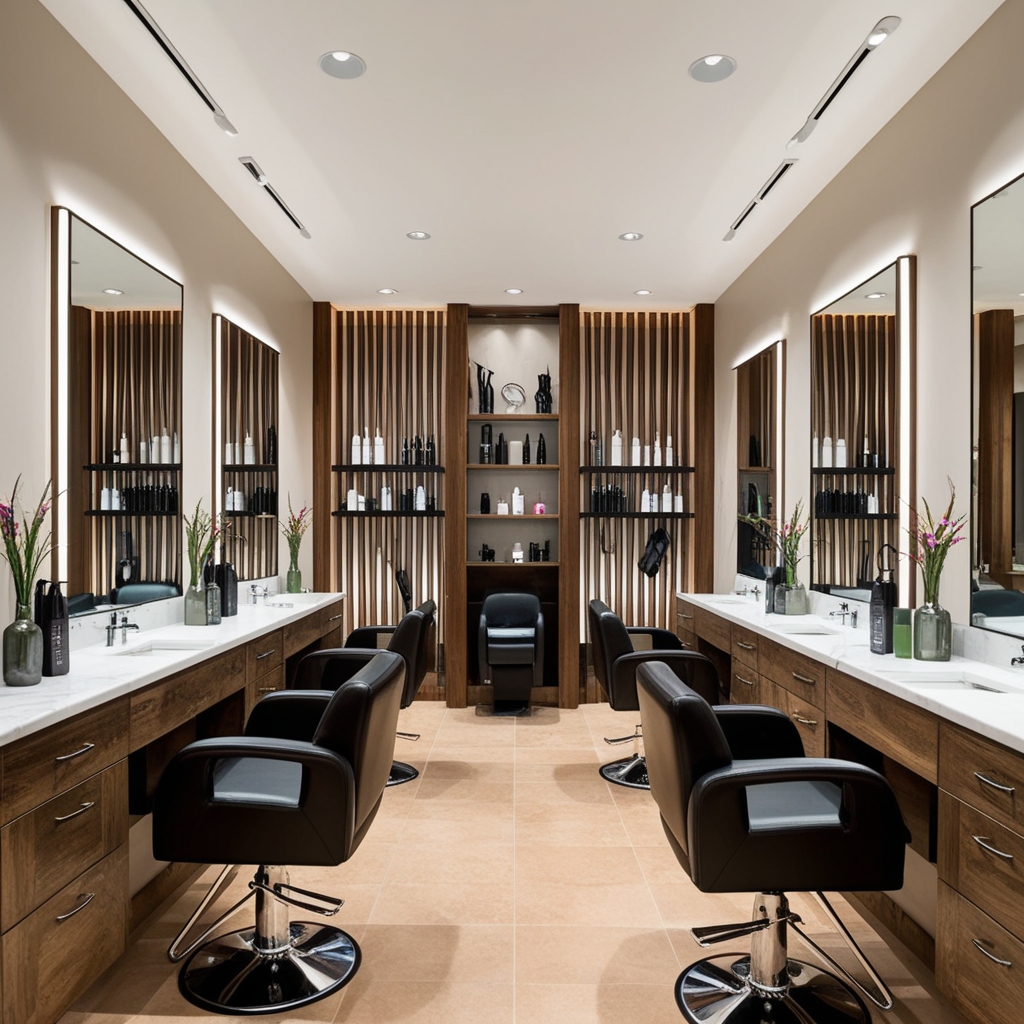 
Hair Salon Interior Design Ideas: Expert Tips for a Functional and Stylish Workspace | Paintit.ai
 - 2