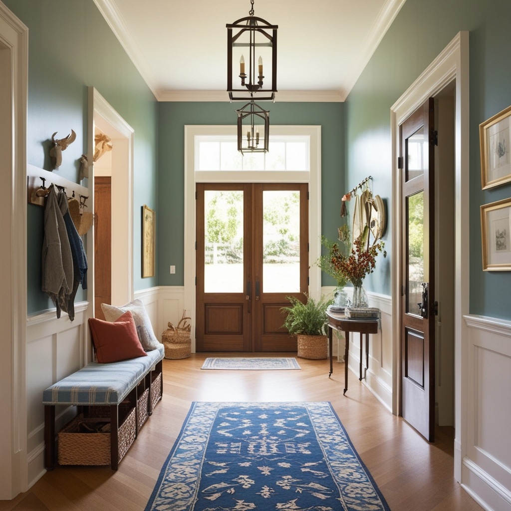 Top Hall Interior Design Ideas India - Transform Your Space | Paintit.ai - 2