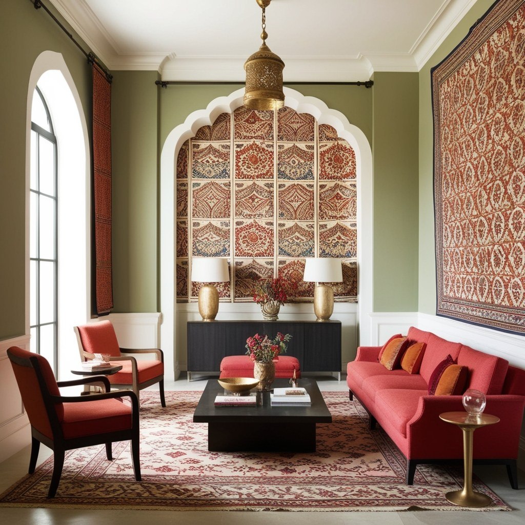 Top Hall Interior Design Ideas India - Transform Your Space | Paintit.ai - 3