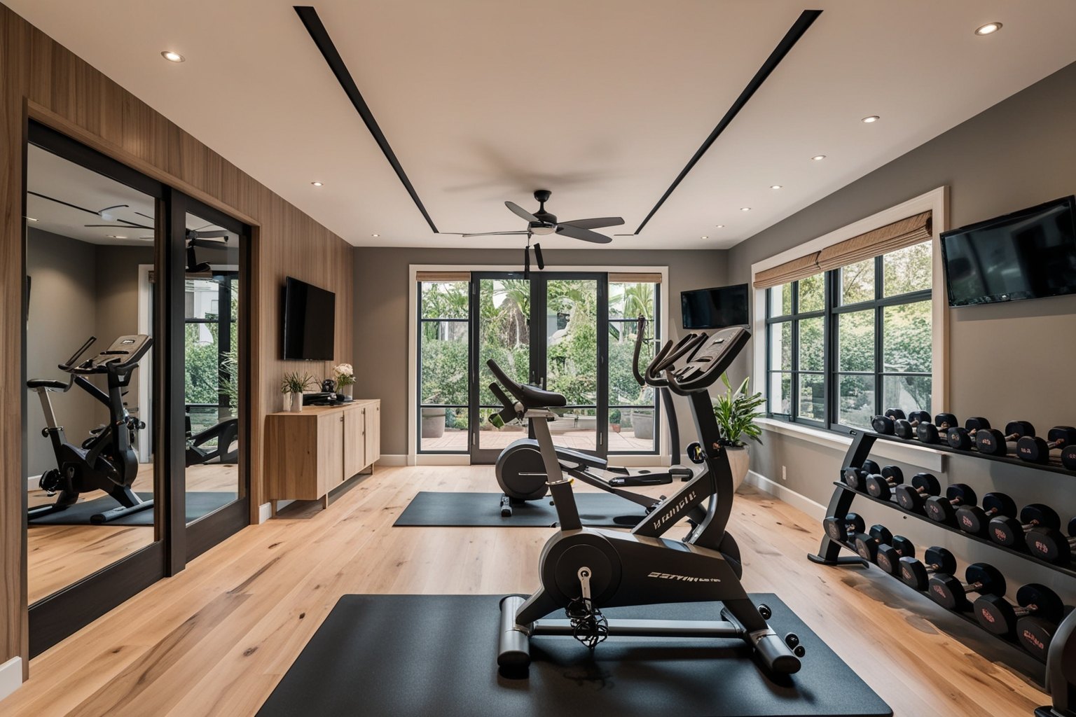 Best Home Gym Interior Design Ideas - Transform Your Space Today | Paintit.ai - 1
