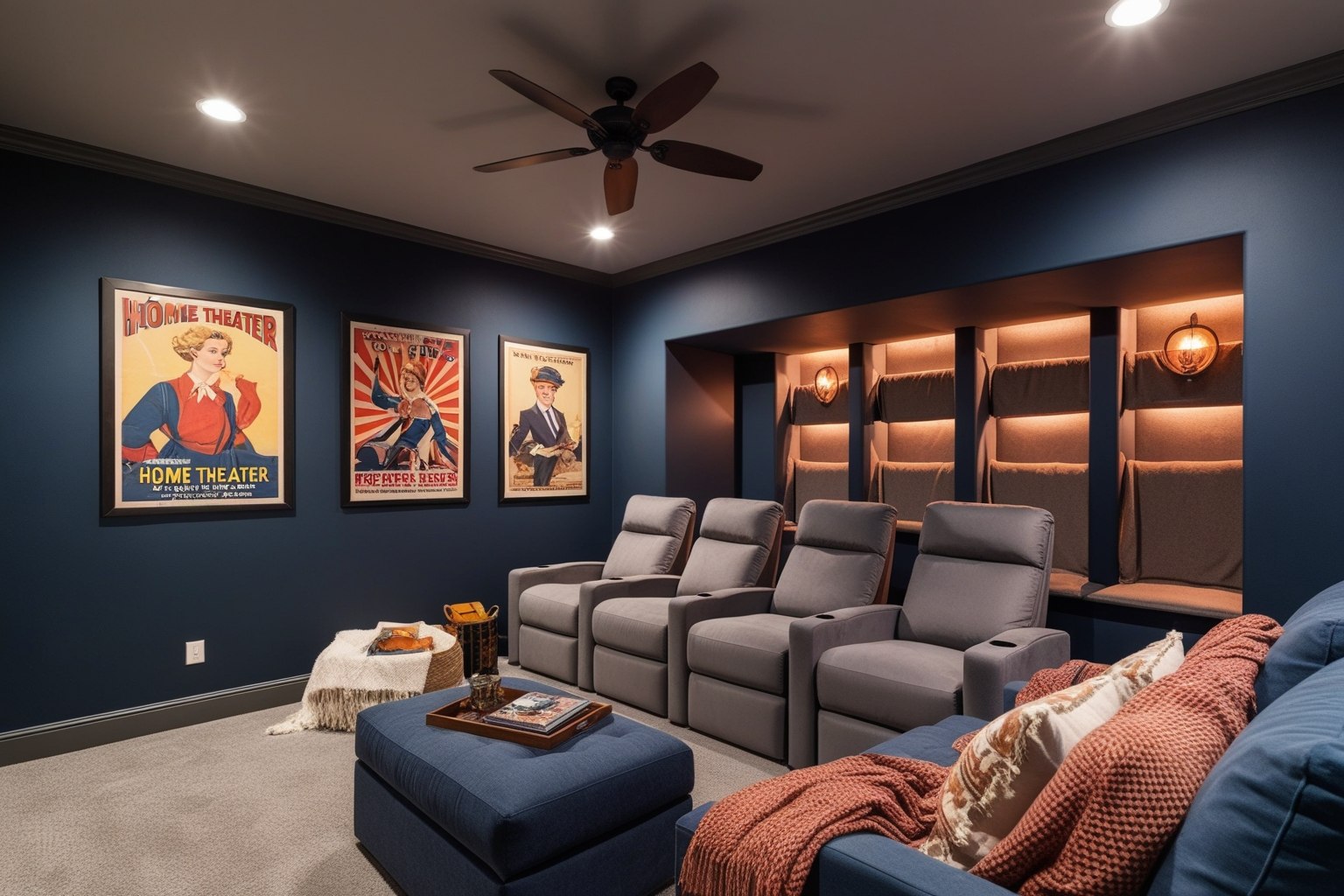 Best Home Theater Interior Design Ideas - Upgrade Your Space Today | Paintit.ai - 1