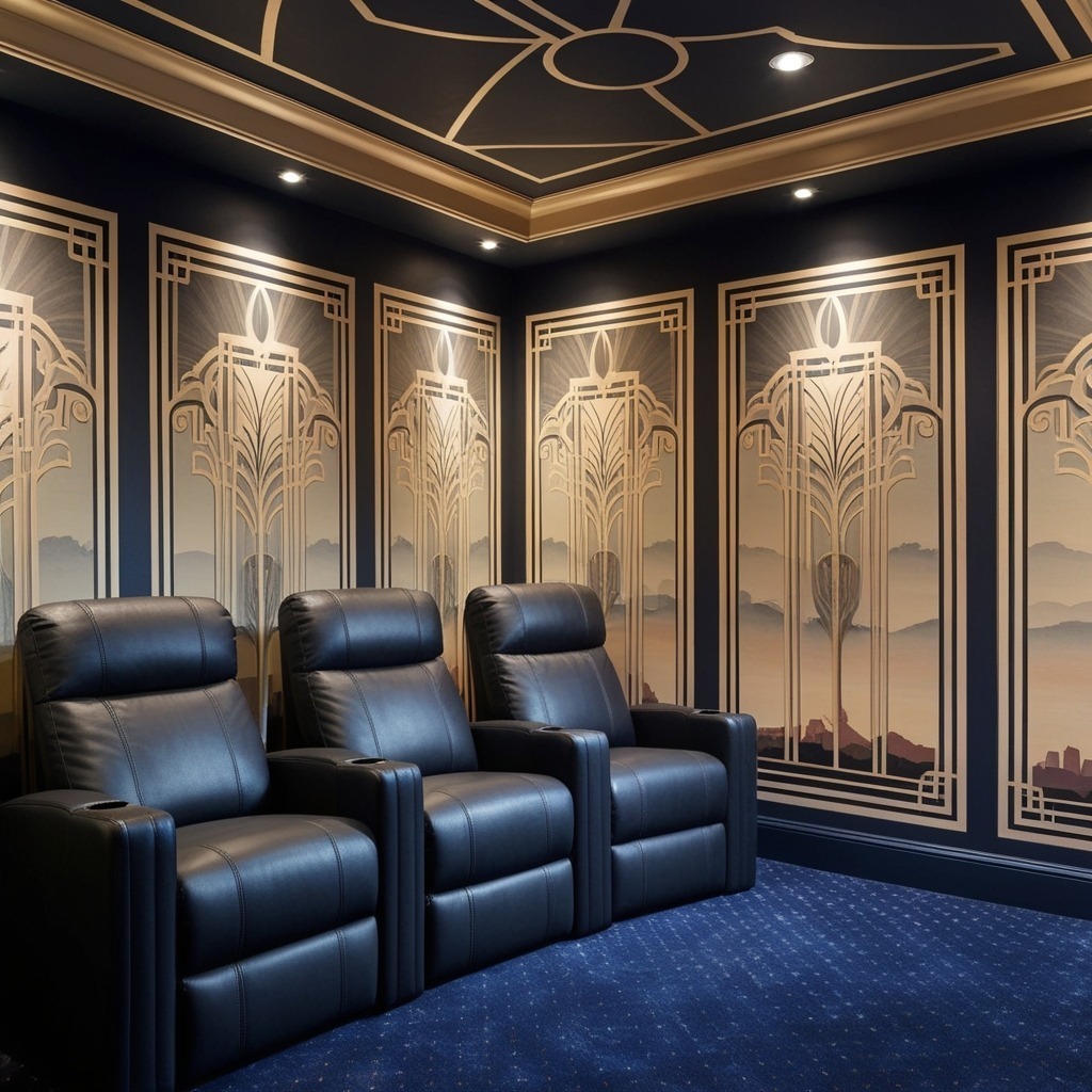 Best Home Theater Interior Design Ideas - Upgrade Your Space Today | Paintit.ai - 9