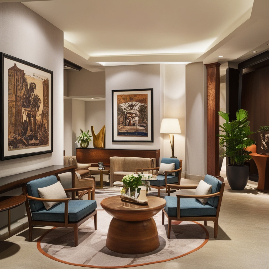 
Hotel Interior Design Ideas: Expert Tips for a Functional and Stylish Workspace | Paintit.ai
 - 8