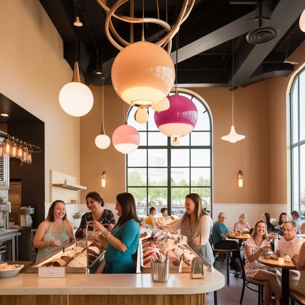 Top Ice Cream Shop Interior Design Ideas - Boost Your Sales | Paintit.ai - 19