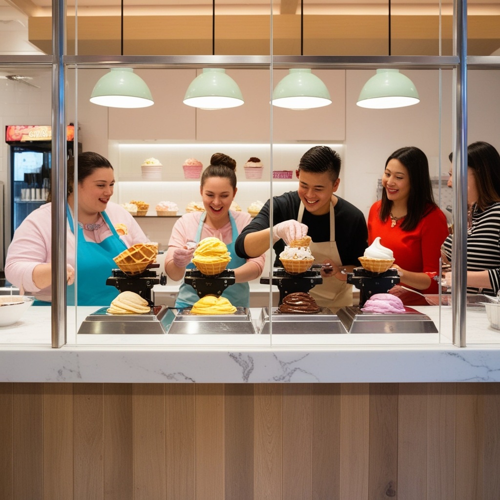 Top Ice Cream Shop Interior Design Ideas - Boost Your Sales | Paintit.ai - 9