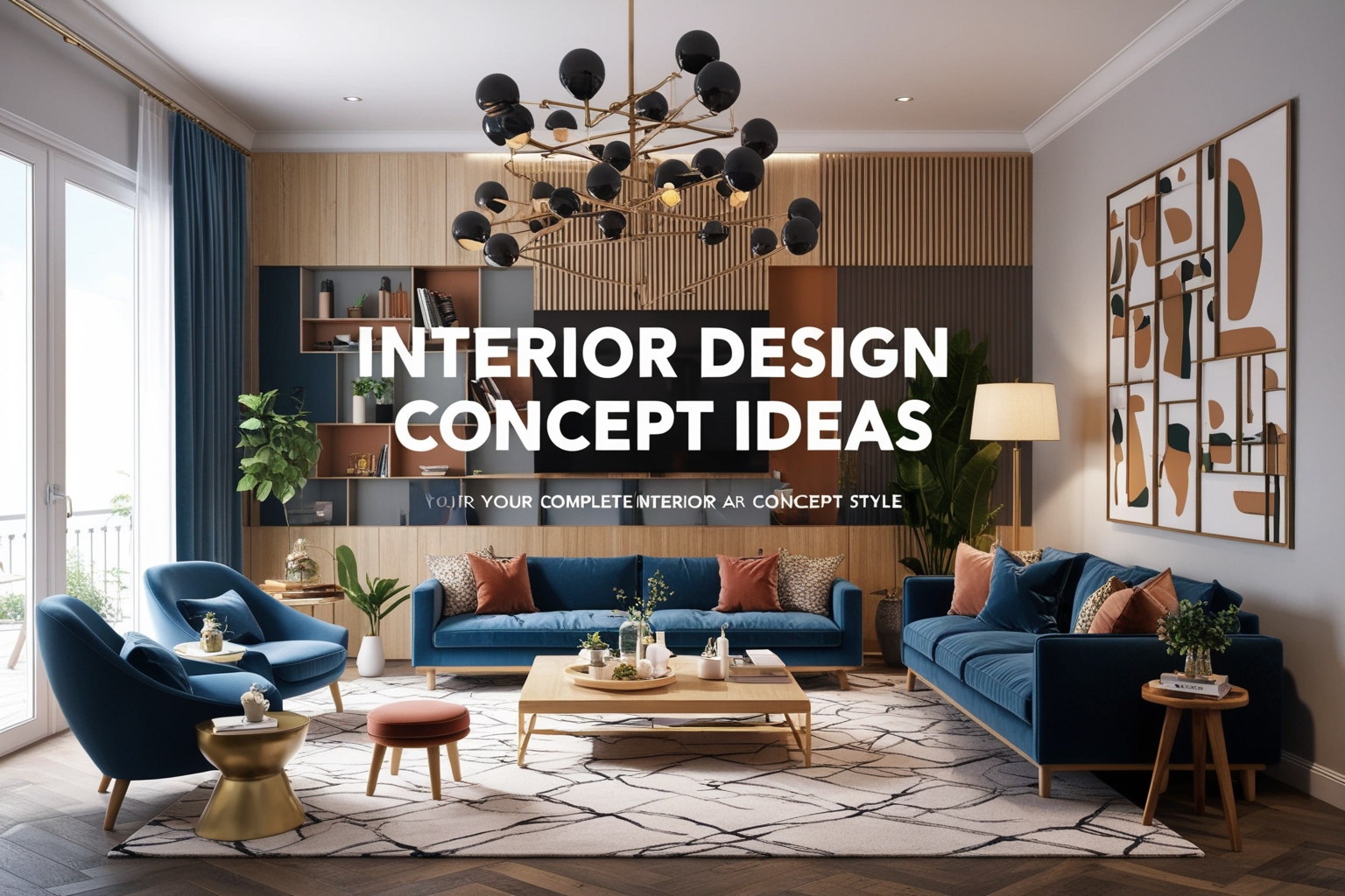 Interior Design Concept Ideas: Expert Tips for a Functional and Stylish Workspace | Paintit.ai - 1