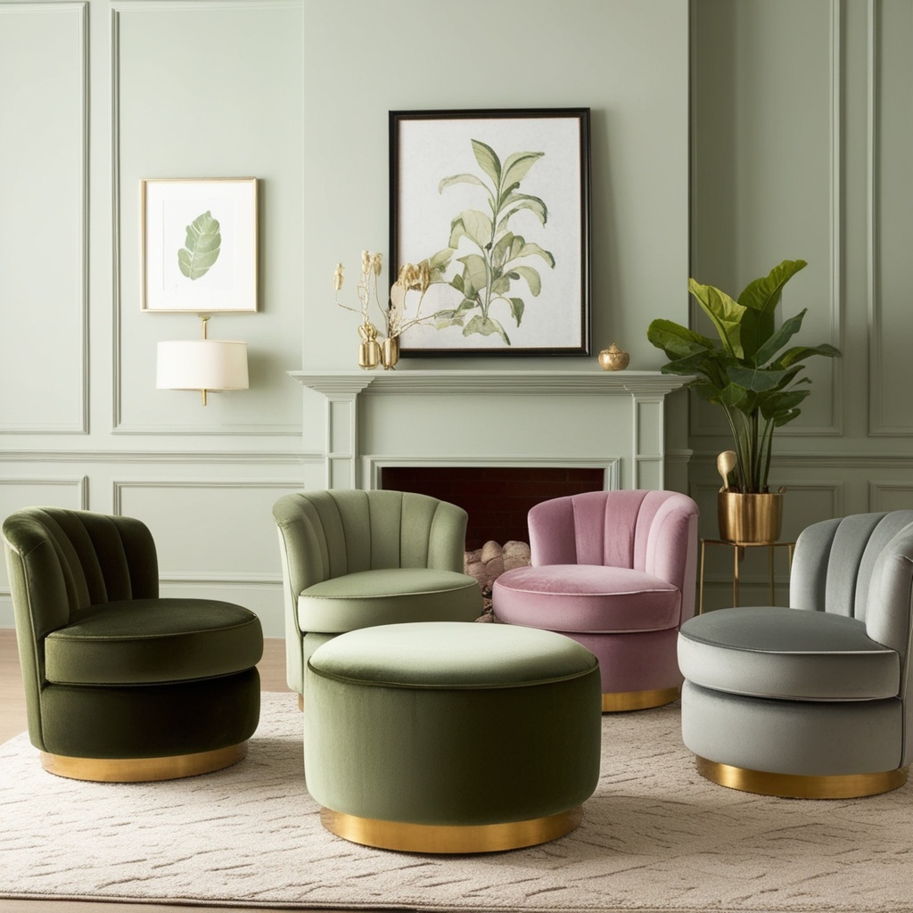 Top Interior Design Emerald Green Sofa Living Room Ideas - Try Now | Paintit.ai - 14