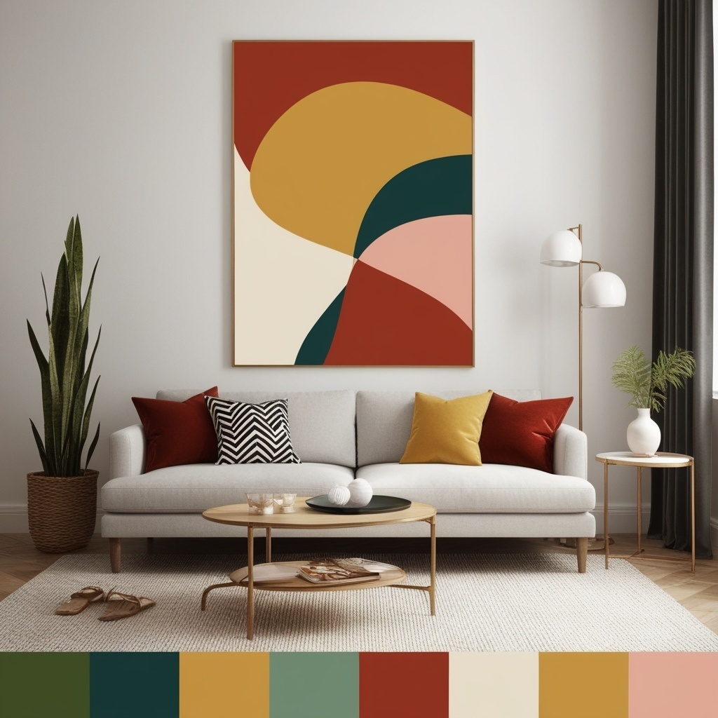 Top Interior Design Emerald Green Sofa Living Room Ideas - Try Now | Paintit.ai - 19