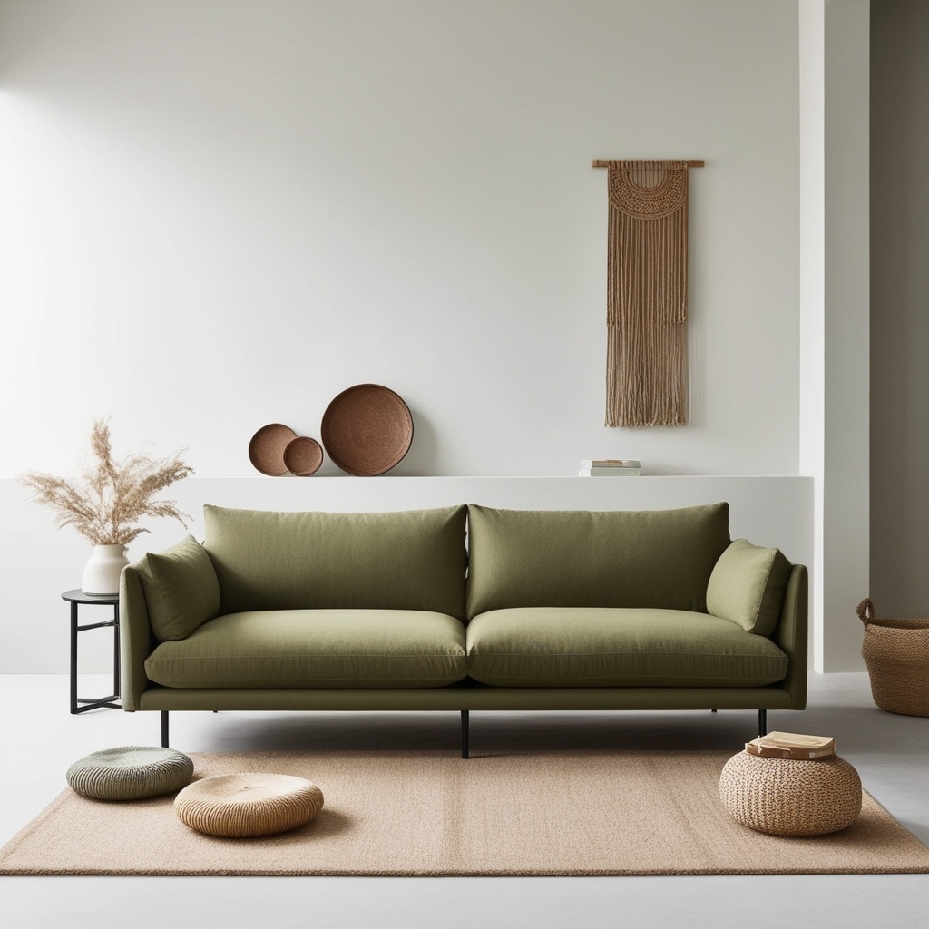 Top Interior Design Emerald Green Sofa Living Room Ideas - Try Now | Paintit.ai - 24