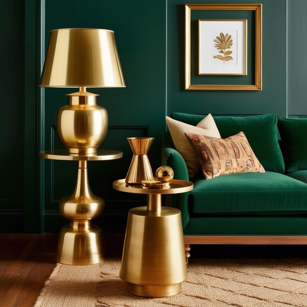 Top Interior Design Emerald Green Sofa Living Room Ideas - Try Now | Paintit.ai - 5