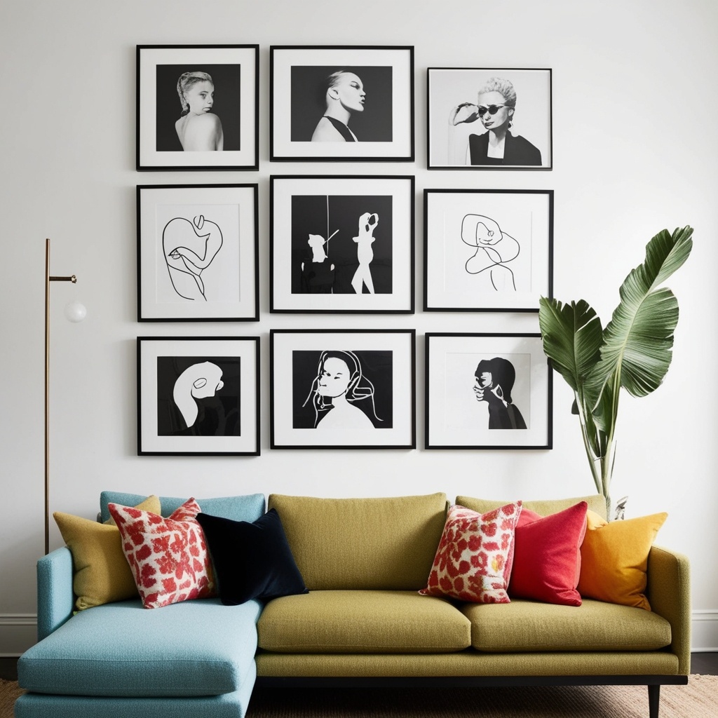 Top Interior Design Emerald Green Sofa Living Room Ideas - Try Now | Paintit.ai - 7