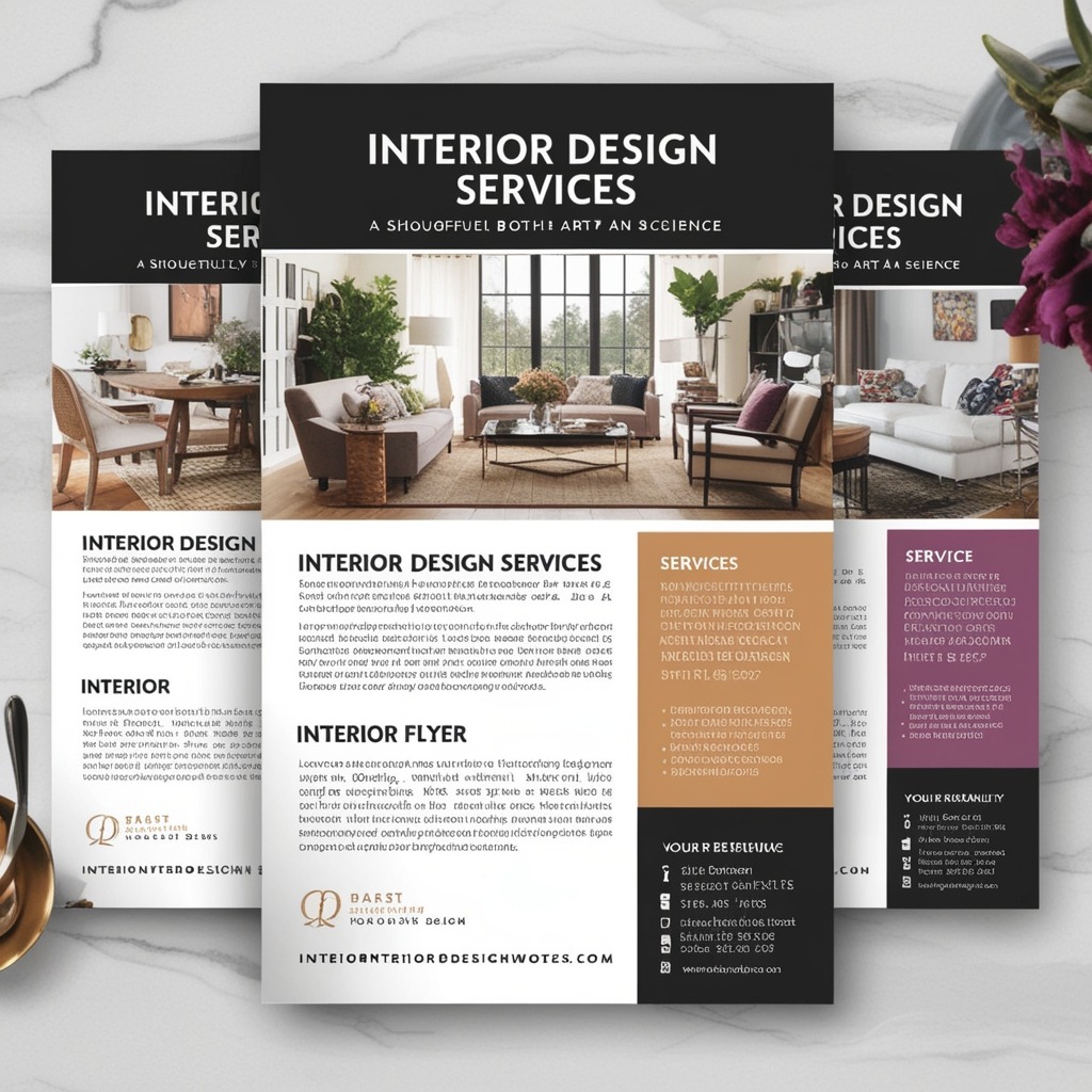Best Interior Design Flyer Ideas - Boost Your Creativity | Paintit.ai - 2