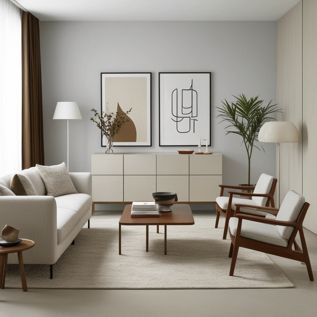 Best Wooden Living Room Partition Ideas - Transform Your Space with Unique Interior Design | Paintit.ai - 15