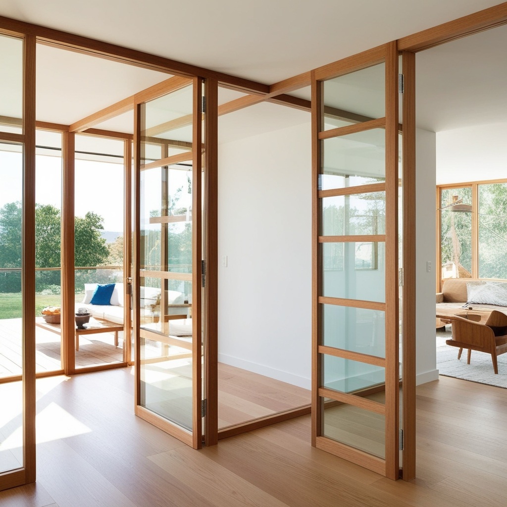 Best Wooden Living Room Partition Ideas - Transform Your Space with Unique Interior Design | Paintit.ai - 20