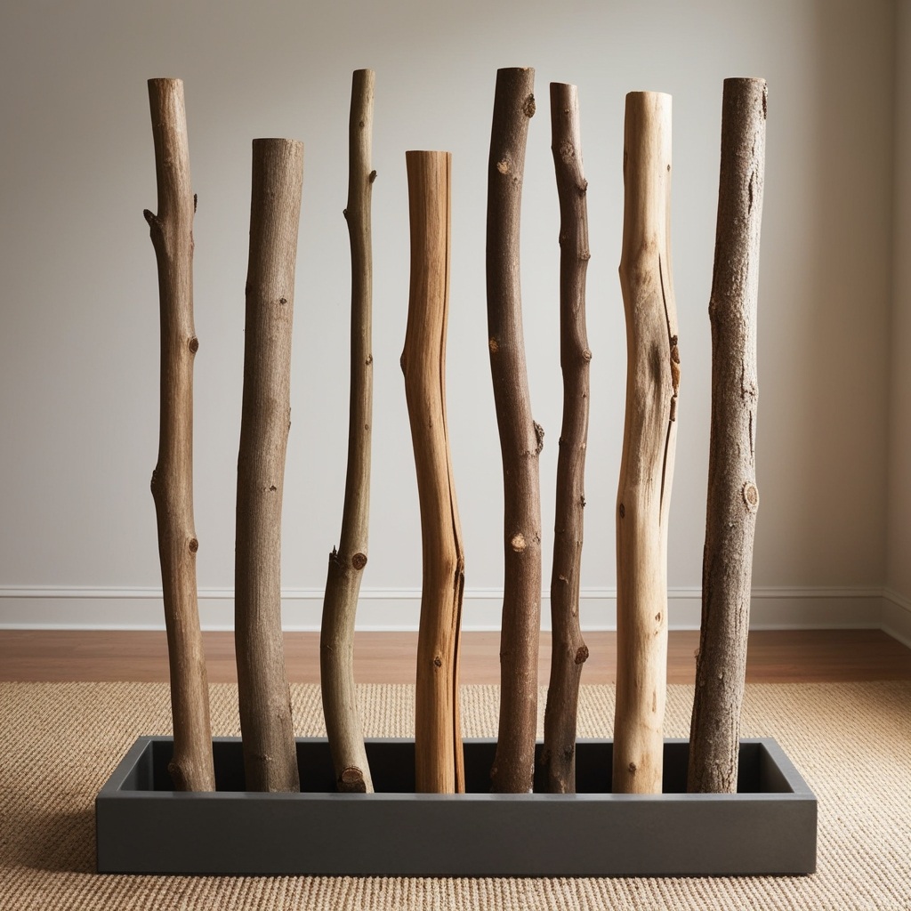 Best Wooden Living Room Partition Ideas - Transform Your Space with Unique Interior Design | Paintit.ai - 24